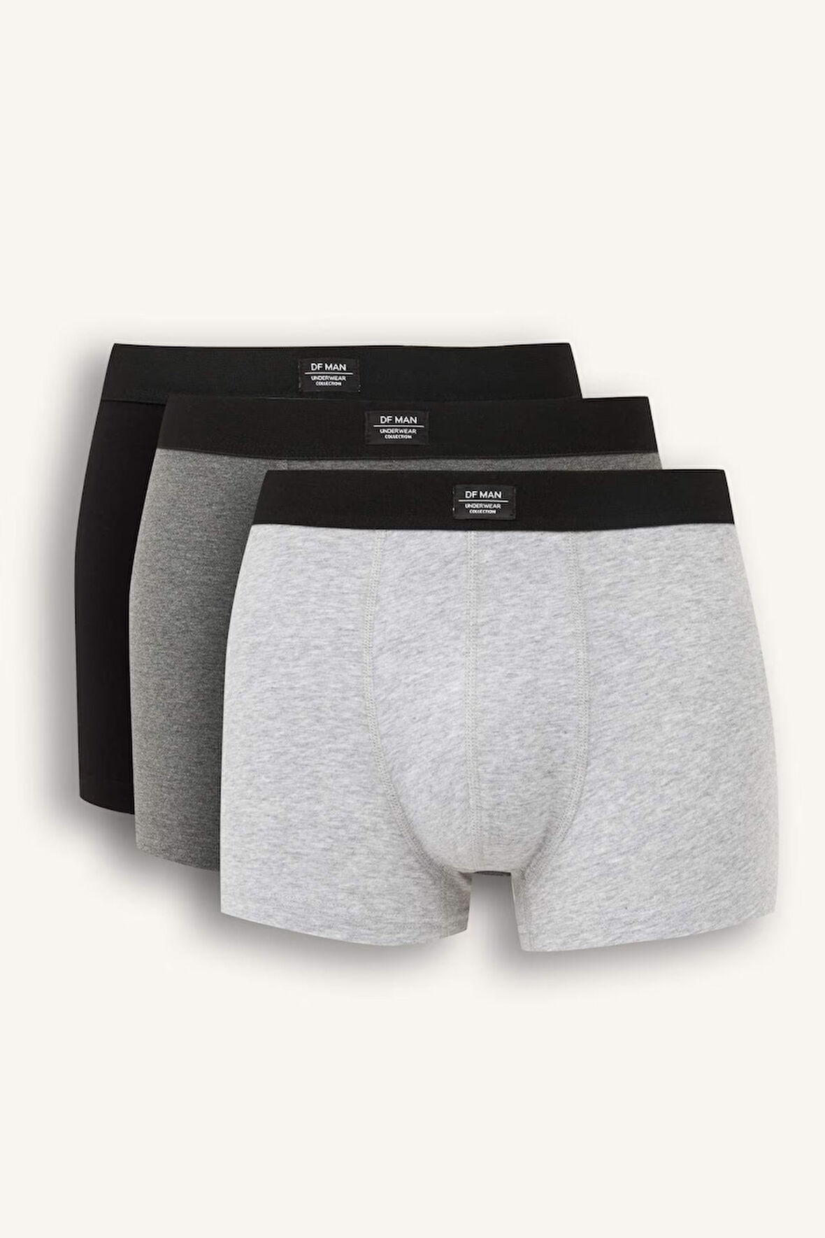Regular Fit 3'lü Boxer