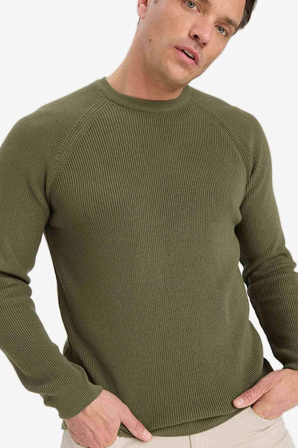 Standart Fit Bisiklet Yaka Triko Kazak