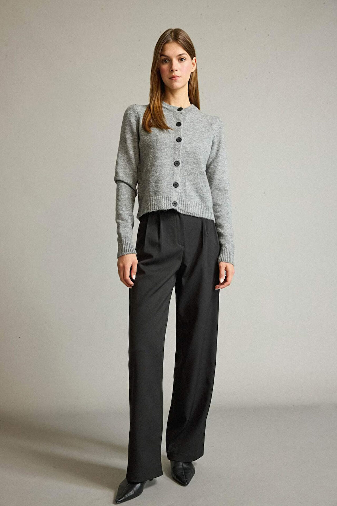 Relax Fit Normal Bel Düz Paça Pantolon