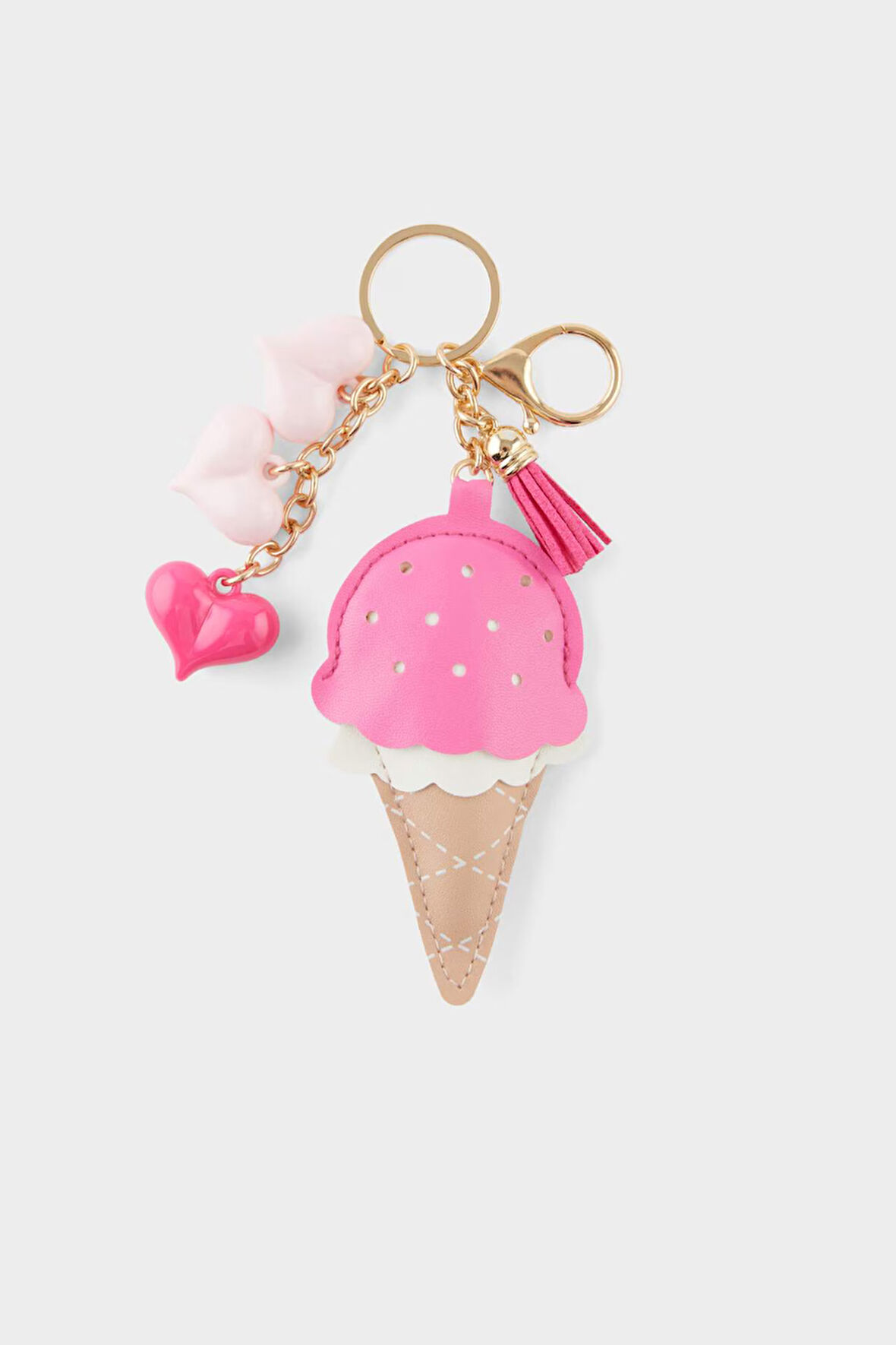 Kadın Dondurmalı Charm Anahtarlık