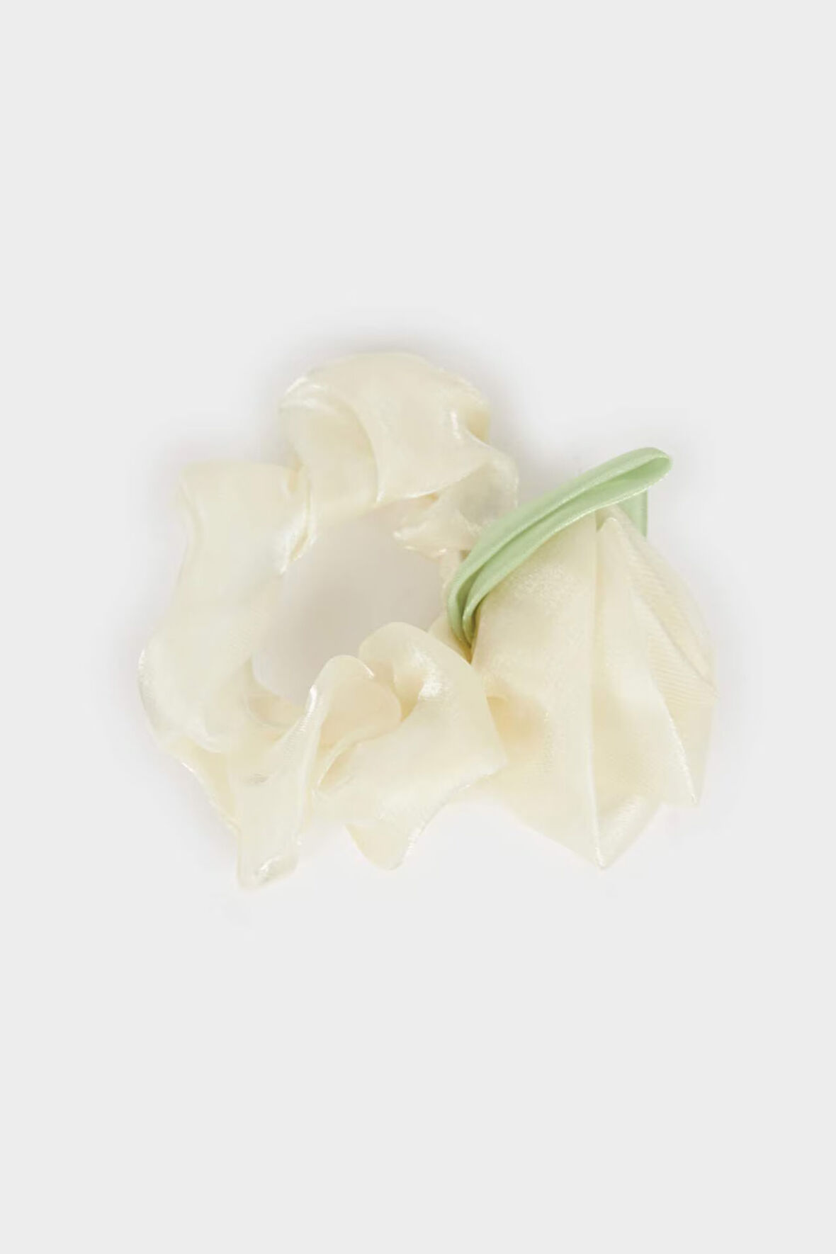 Kadın Gül Desenli Lastik Toka