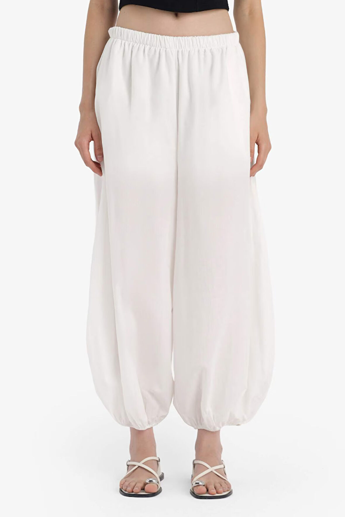 Barrel Fit Cepli Normal Bel Standart Boy Vual Pantolon