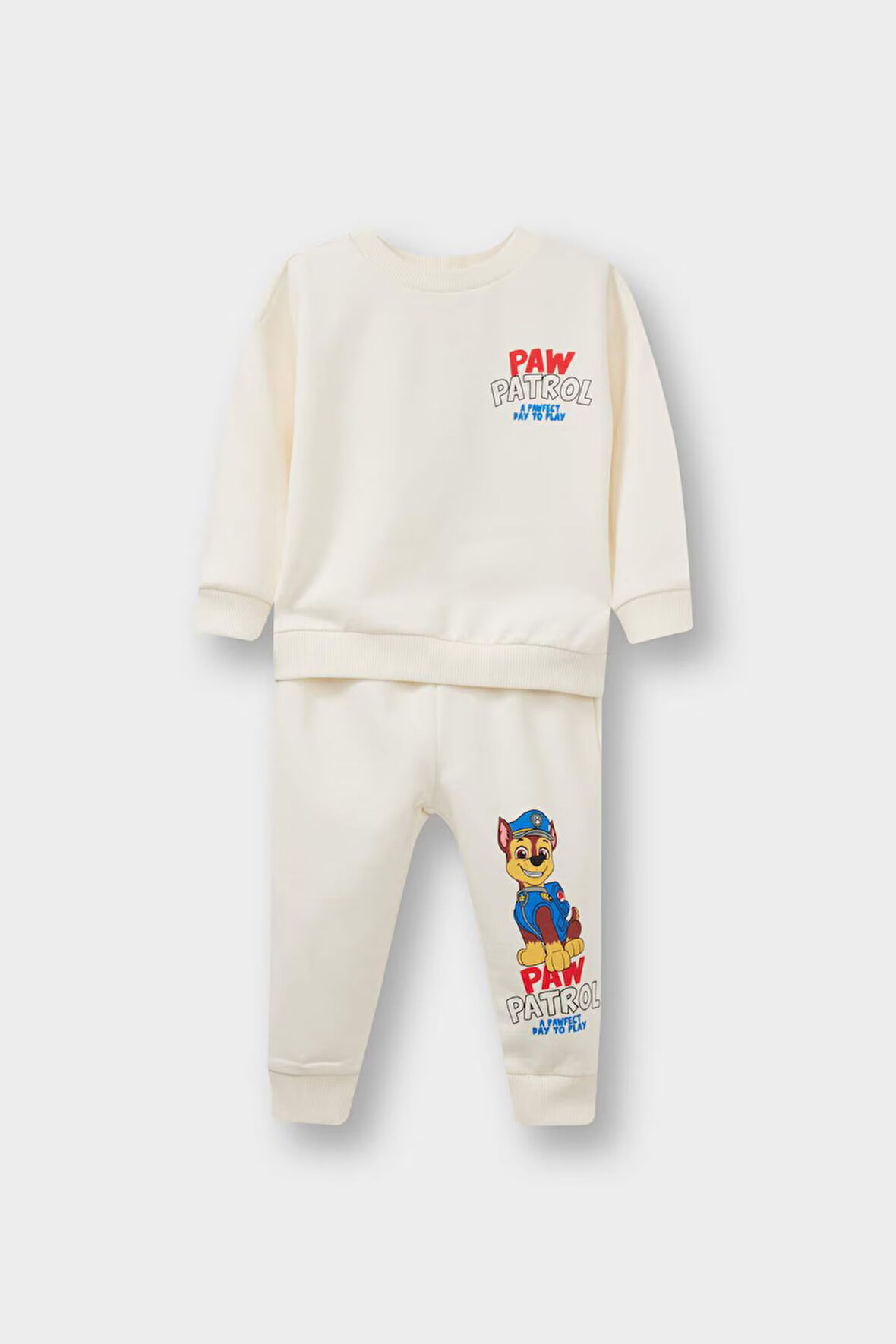 Erkek Bebek Paw Patrol 2'li Takım Sweatshirt Eşofman Altı