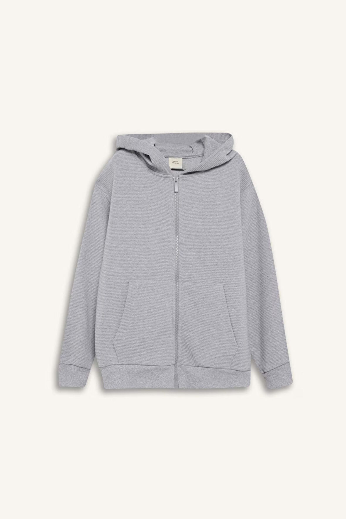 Erkek Çocuk Kapüşonlu Fermuarlı Sweatshirt