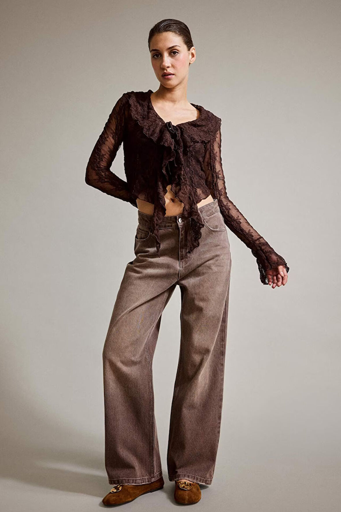 Wide Leg Geniş Bol Paça Jean Pantolon