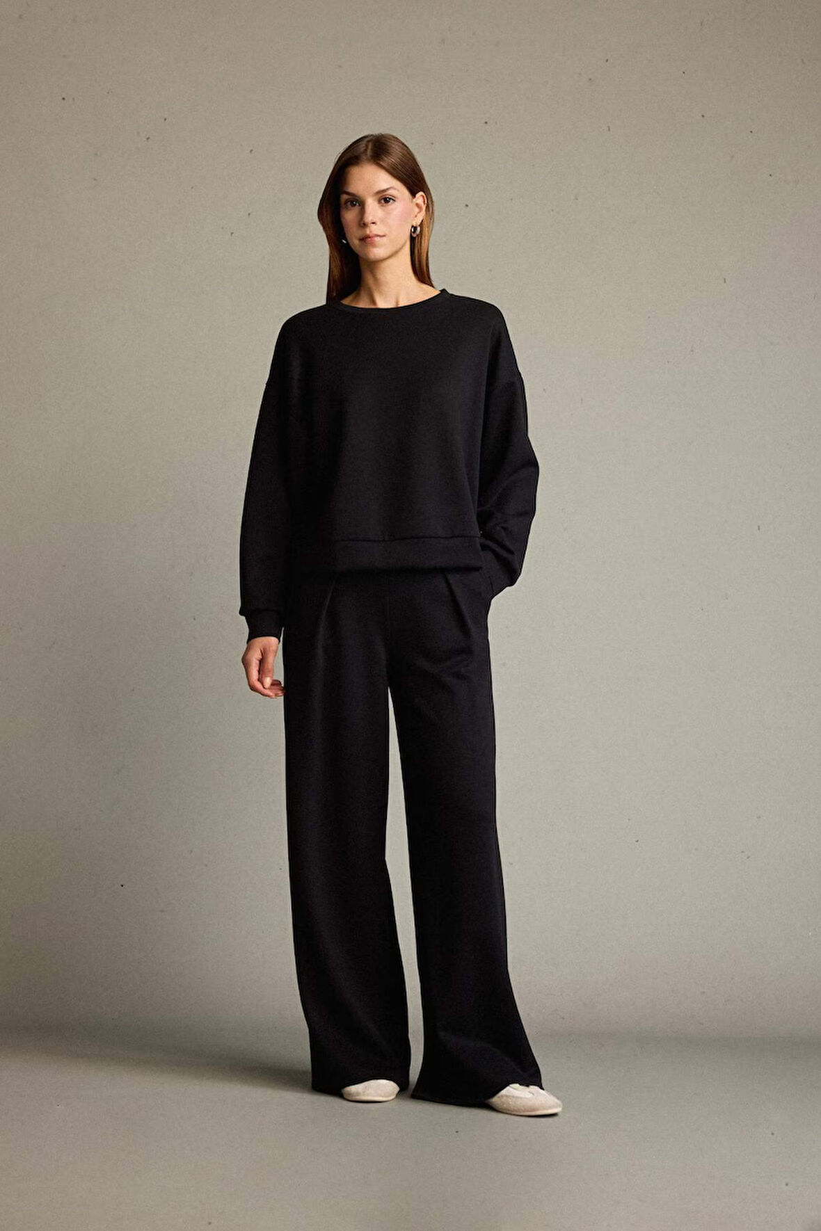 Regular Fit Normal Bel Düz Paça Modal Pantolon