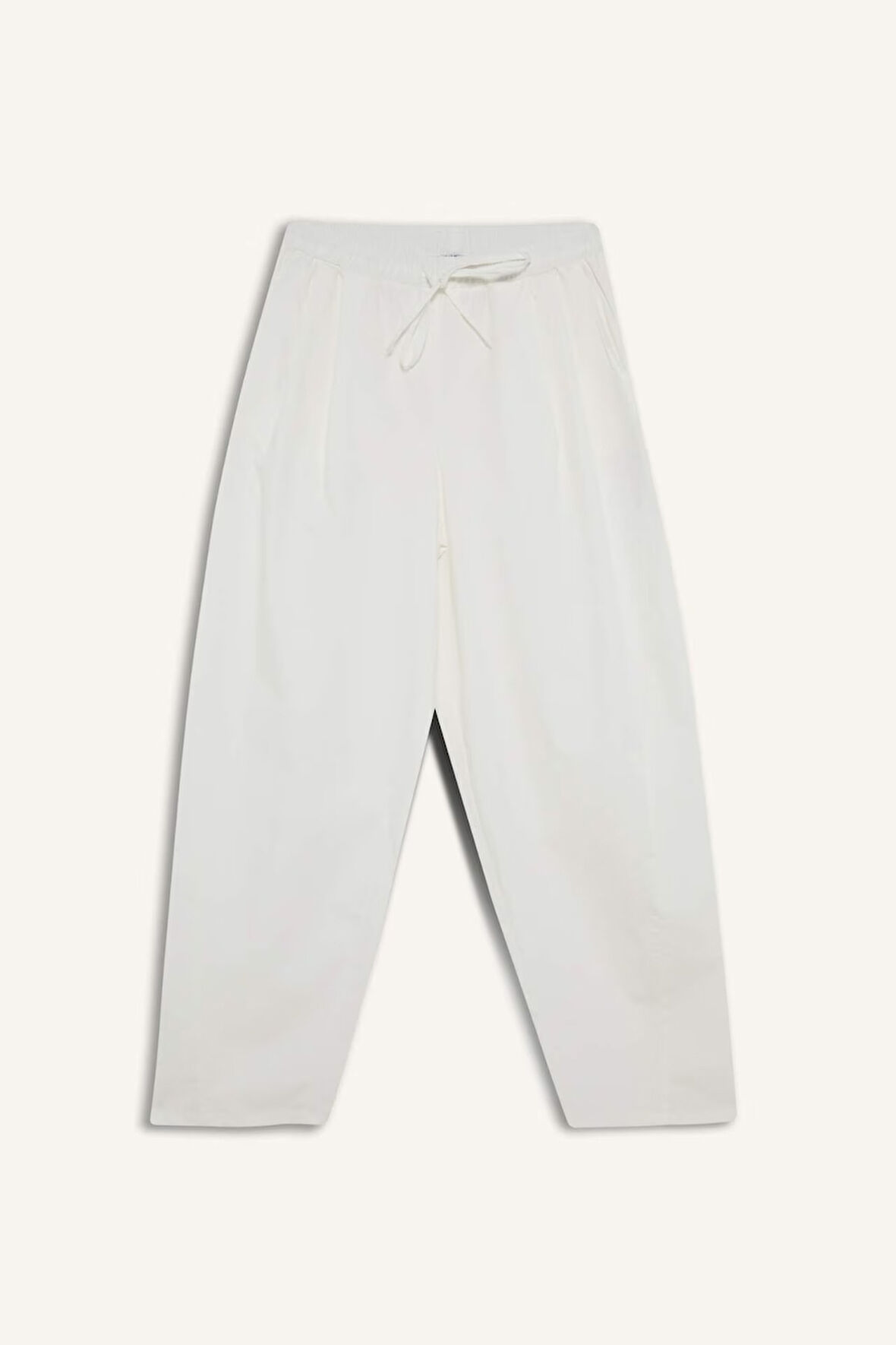 Coool Barrel Fit Normal Bel Poplin Pantolon