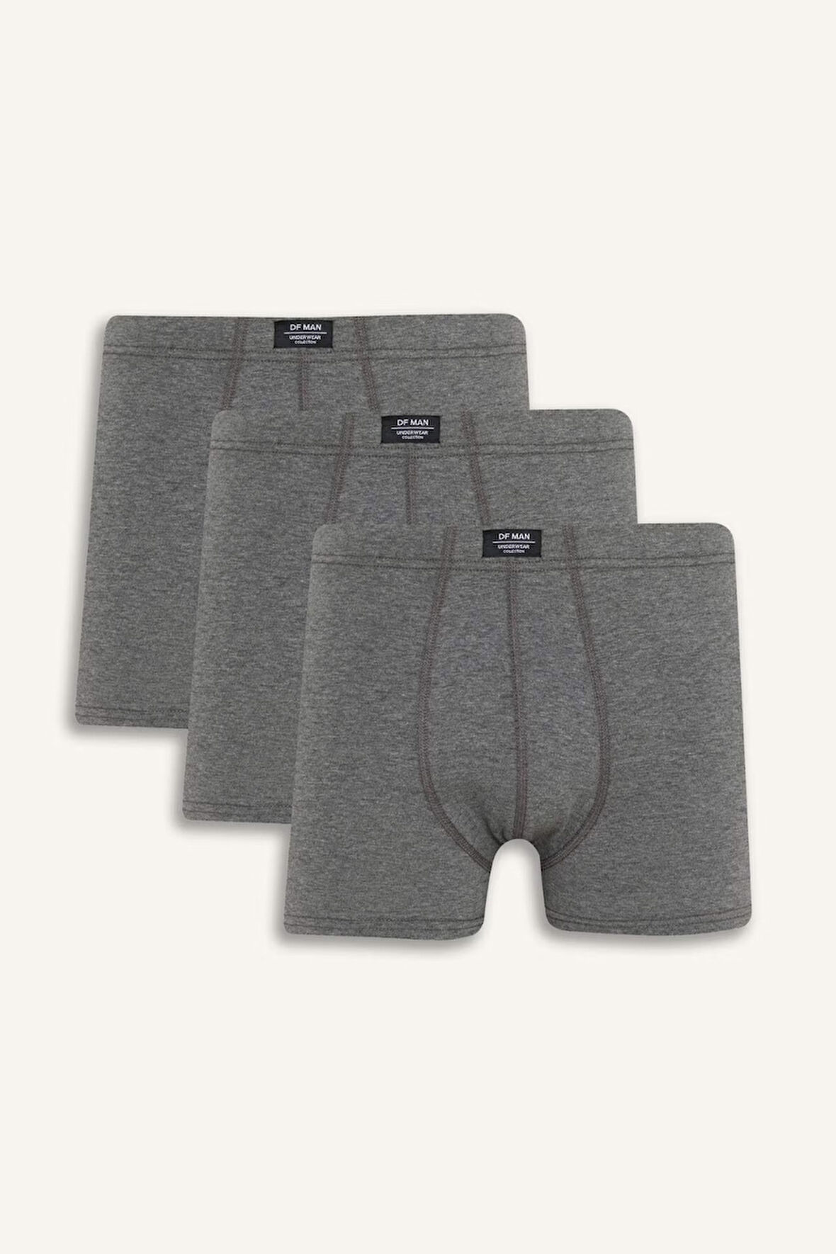 Regular Fit 3'lü Boxer