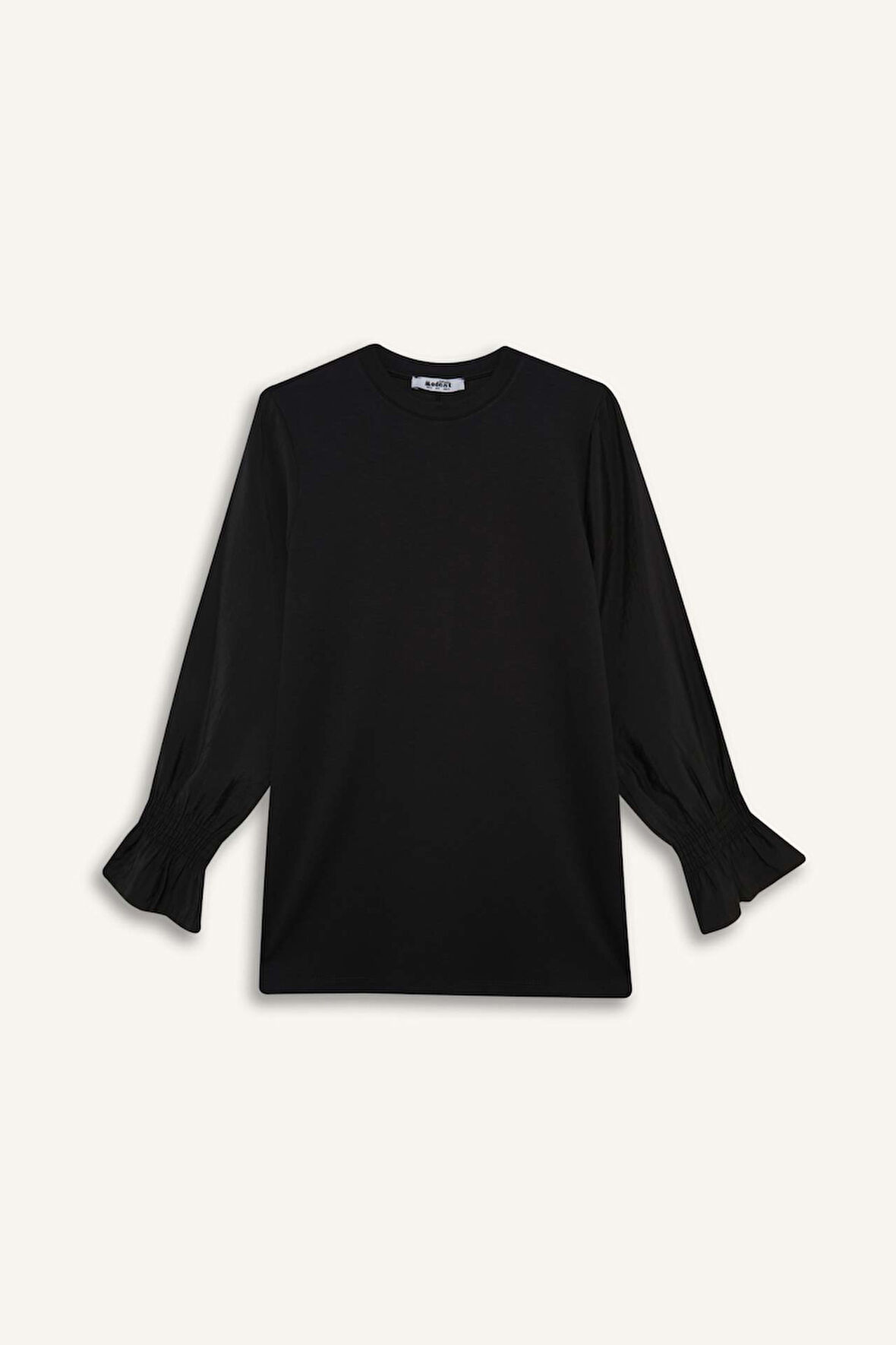 Regular Fit Bisiklet Yaka Uzun Kollu Tunik
