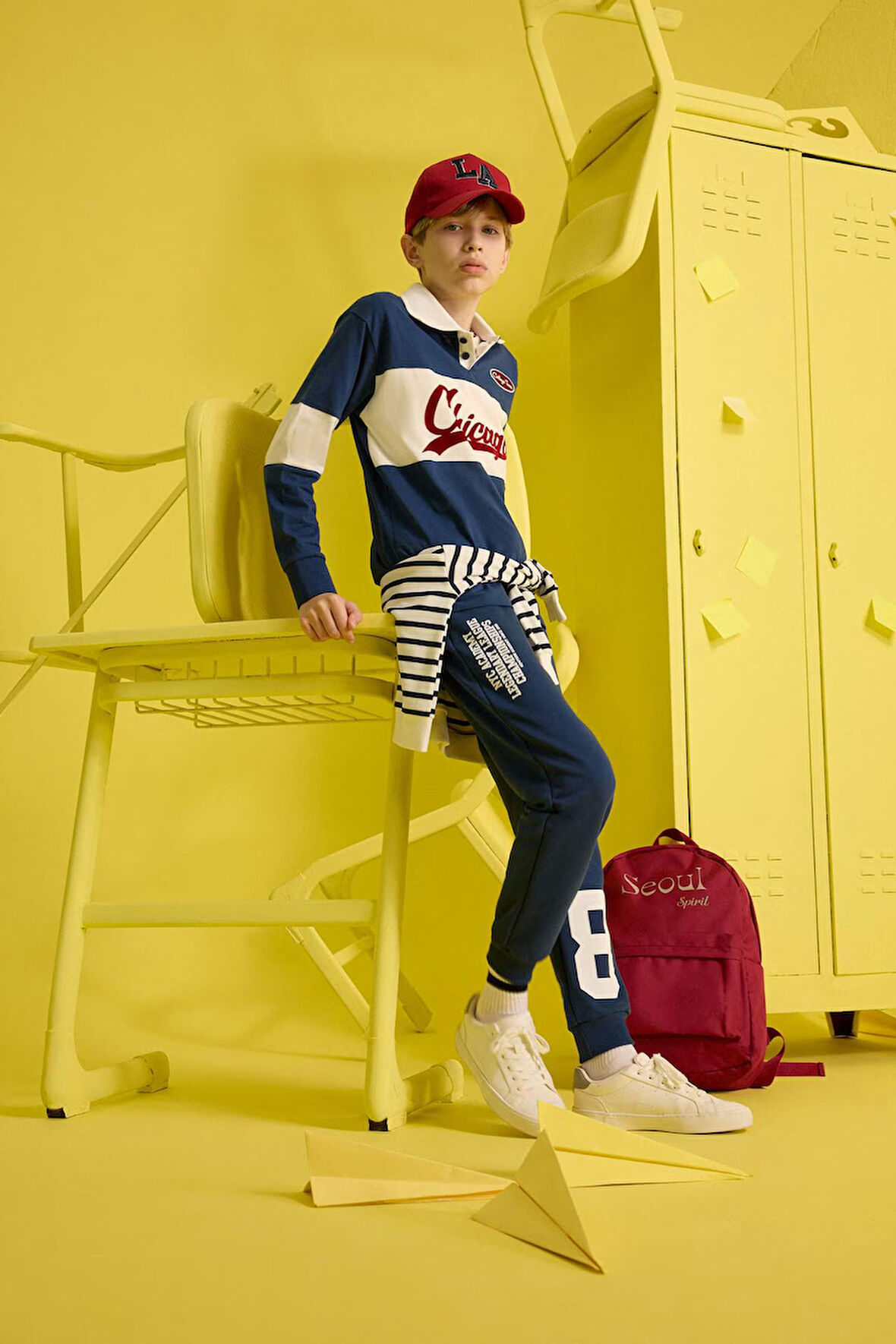 Erkek Çocuk Regular Fit Baskılı Pantolon