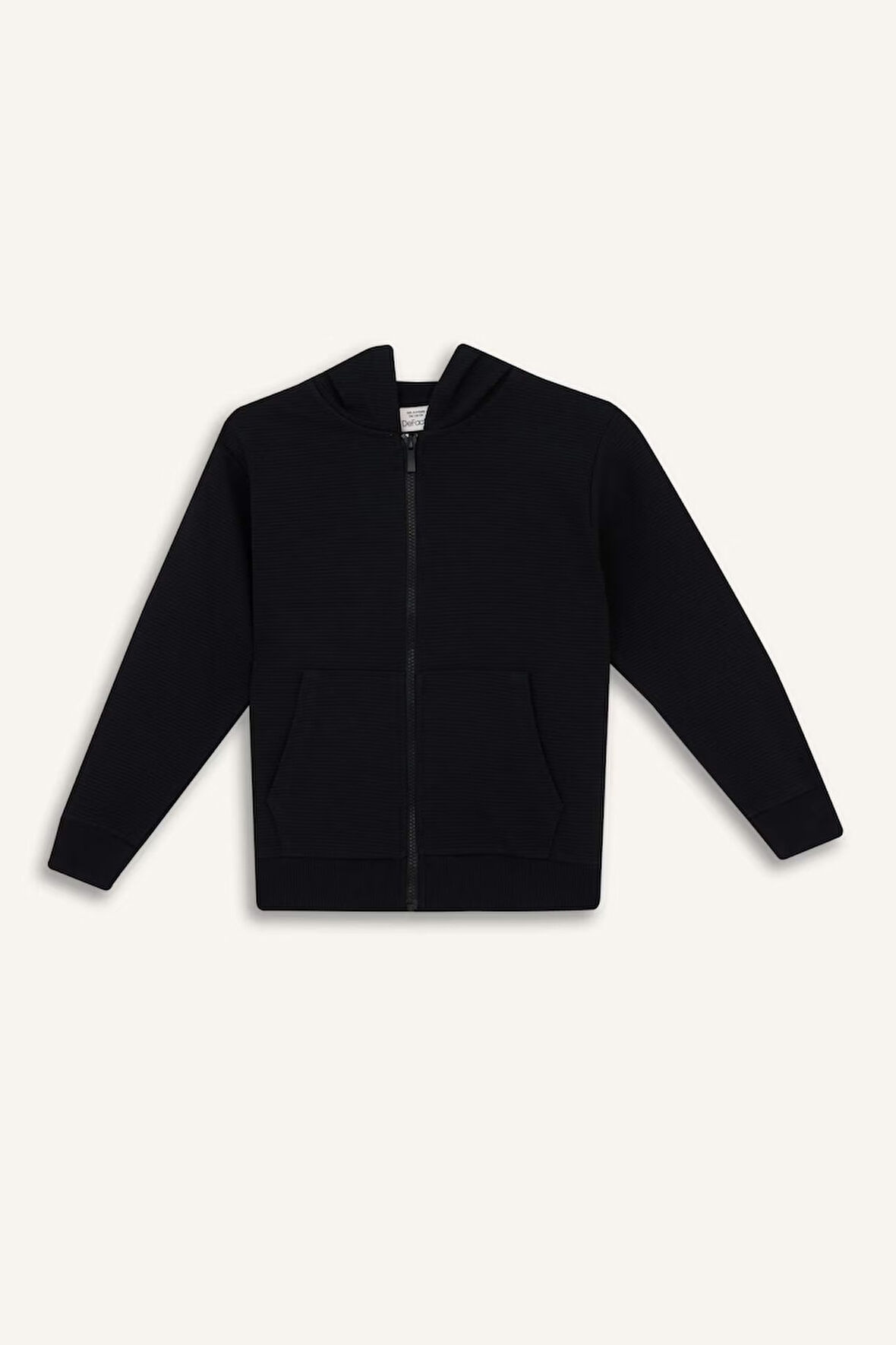 Erkek Çocuk Kapüşonlu Fermuarlı Sweatshirt