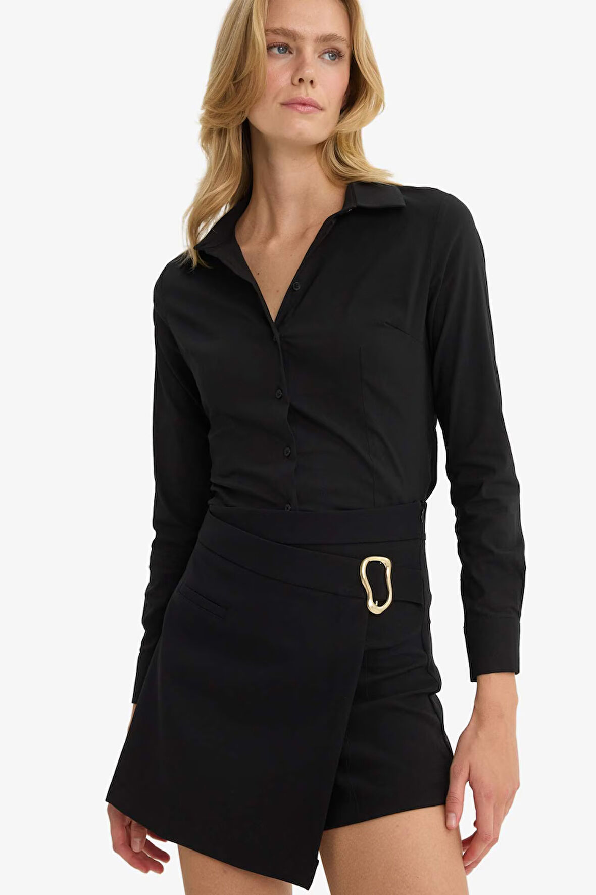 Regular Fit Bengalin Uzun Kollu Gömlek