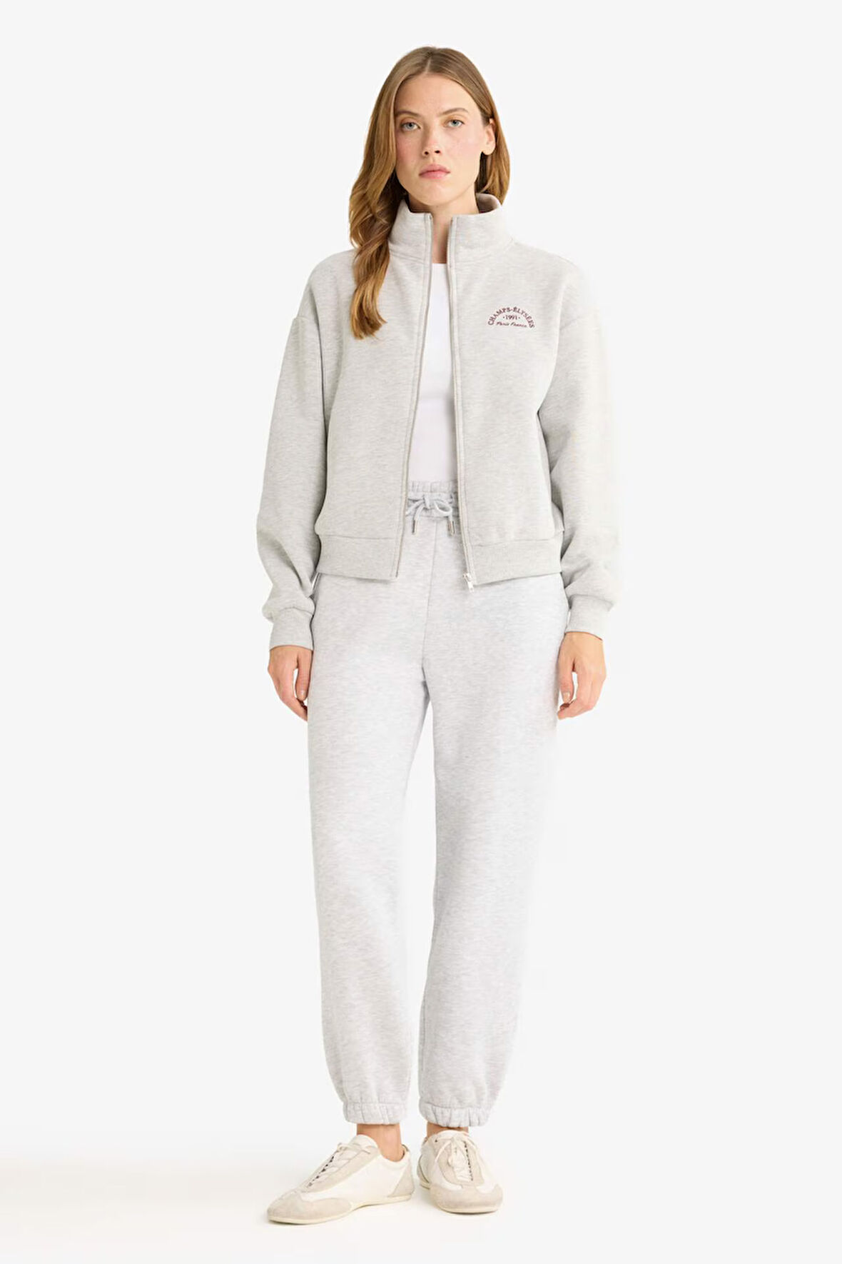 Basic Düz Cepli Beli Bağcıklı Kalın Jogger Eşofman Altı