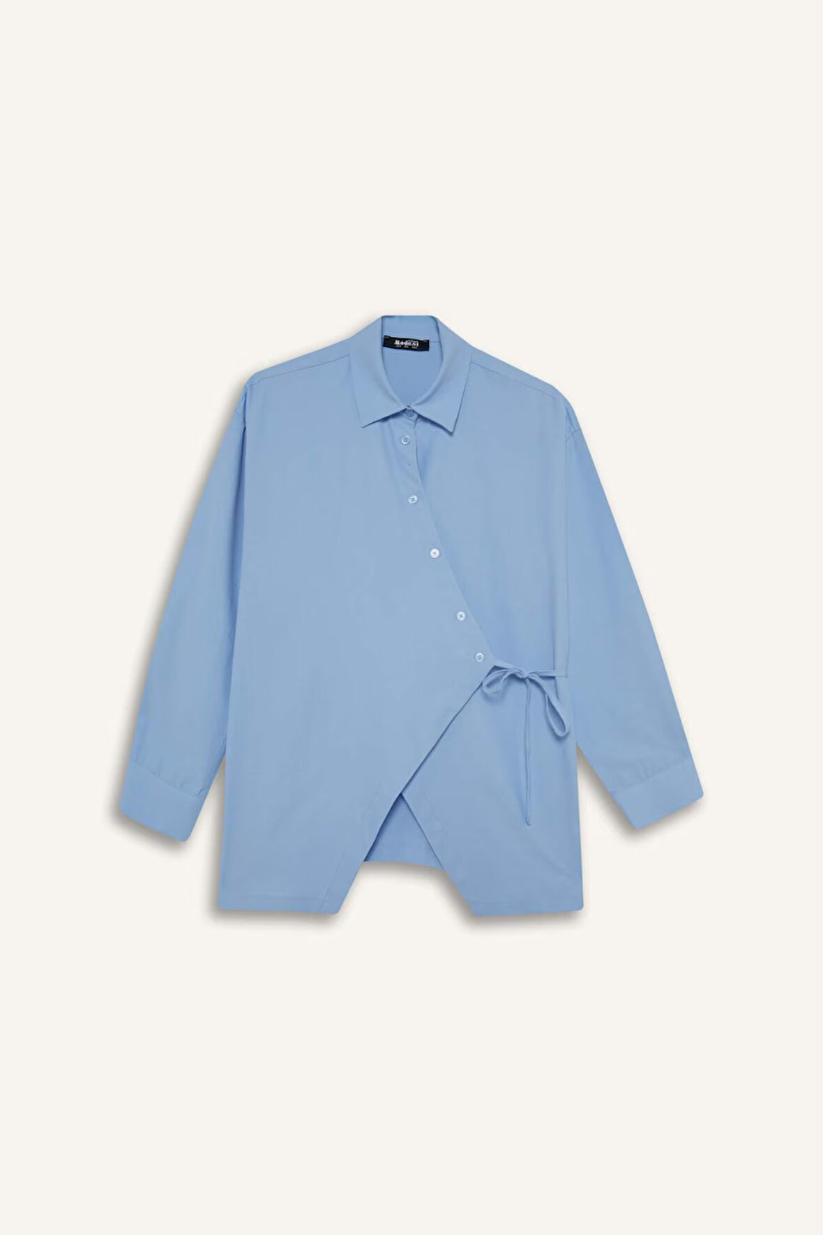 Regular Fit Gömlek Yaka Poplin Uzun Kollu Tunik