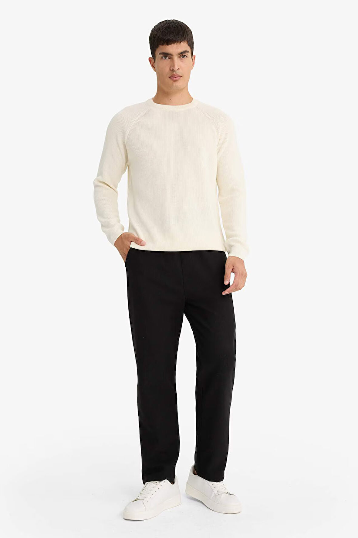 REgular Fit Beli Bağcıklı Eşofman Altı