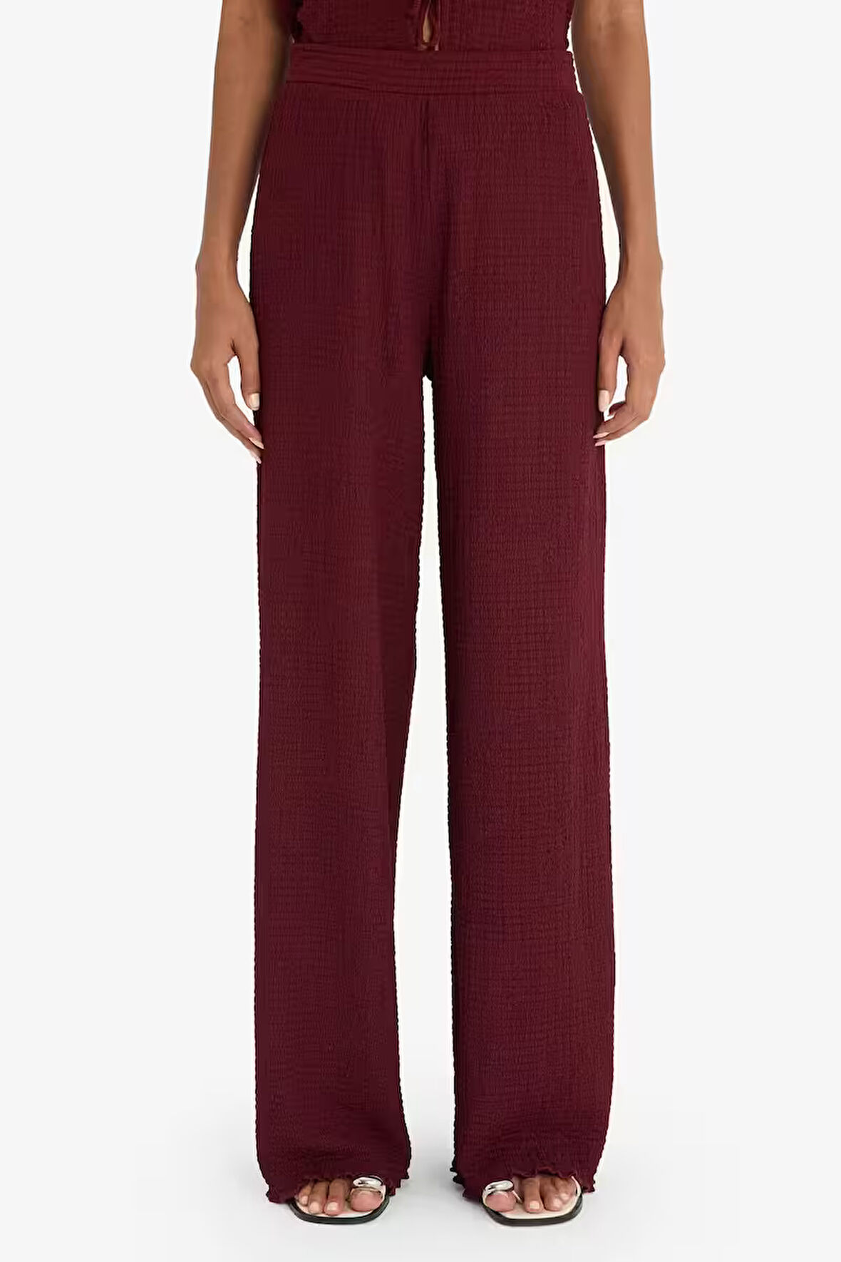 Wide Leg Bürümcük Trousers