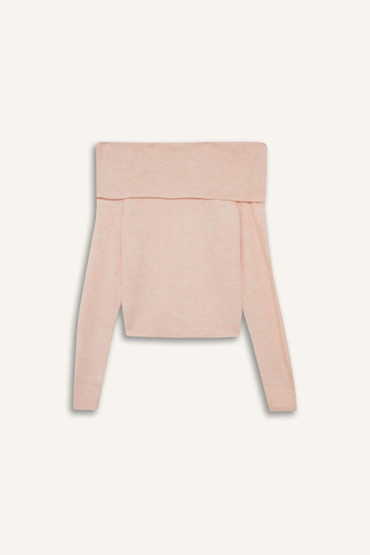 Regular Fit Omuzu Açık Kazak