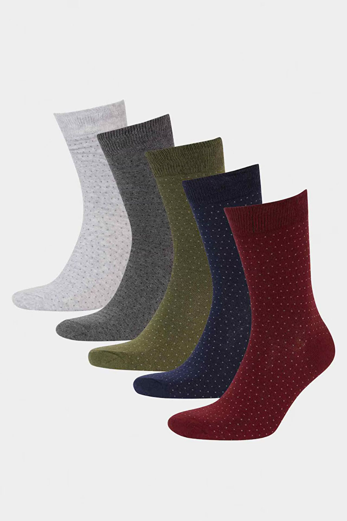 Erkek 5'li Pamuklu Uzun Çorap