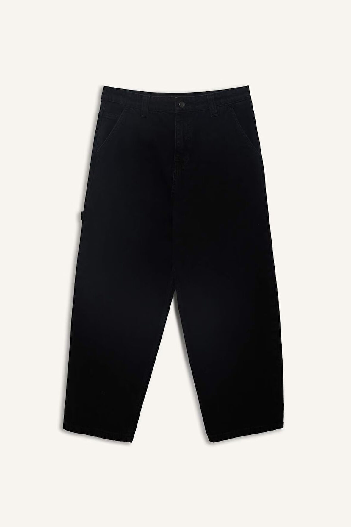 Skater Fit Geniş Kalıp Yüksek Bel Geniş Paça Jean Pantolon
