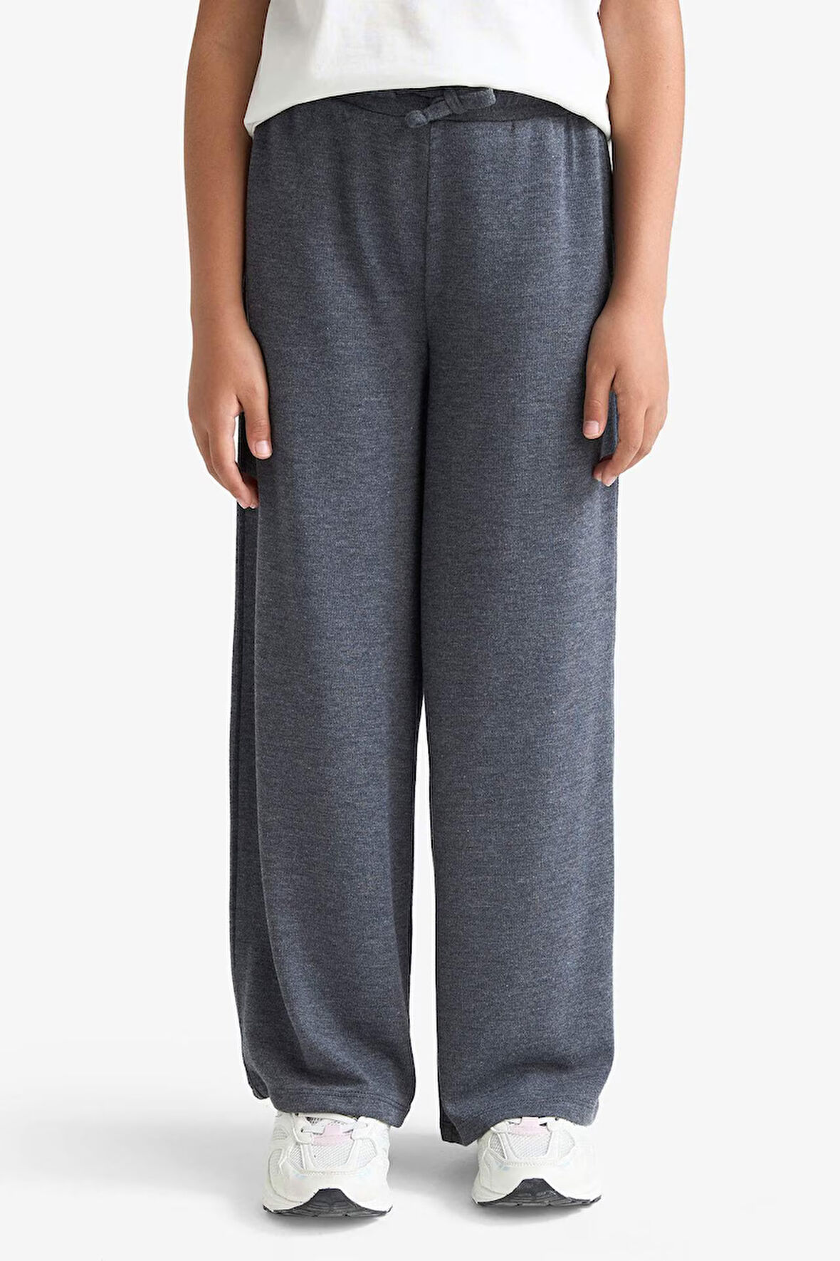 Kız Çocuk Wide Leg Cepli Geniş Paça Pantolon