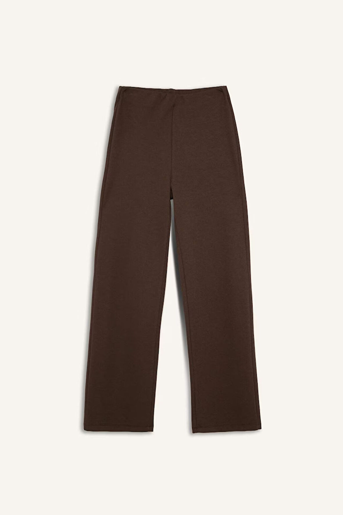 Wide Leg Düz Paça Pike Pantolon