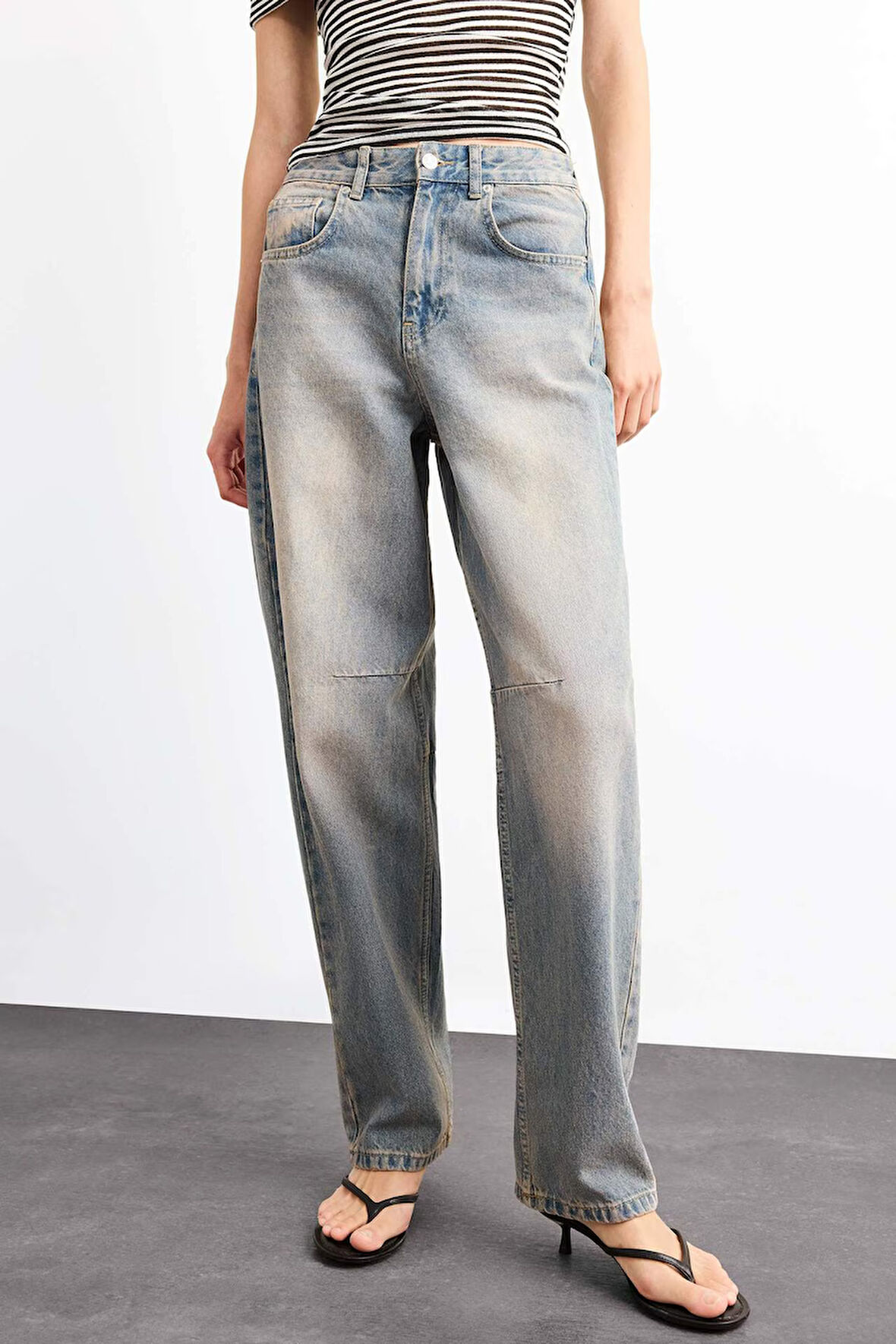 Baggy Fit Jean Pantolon