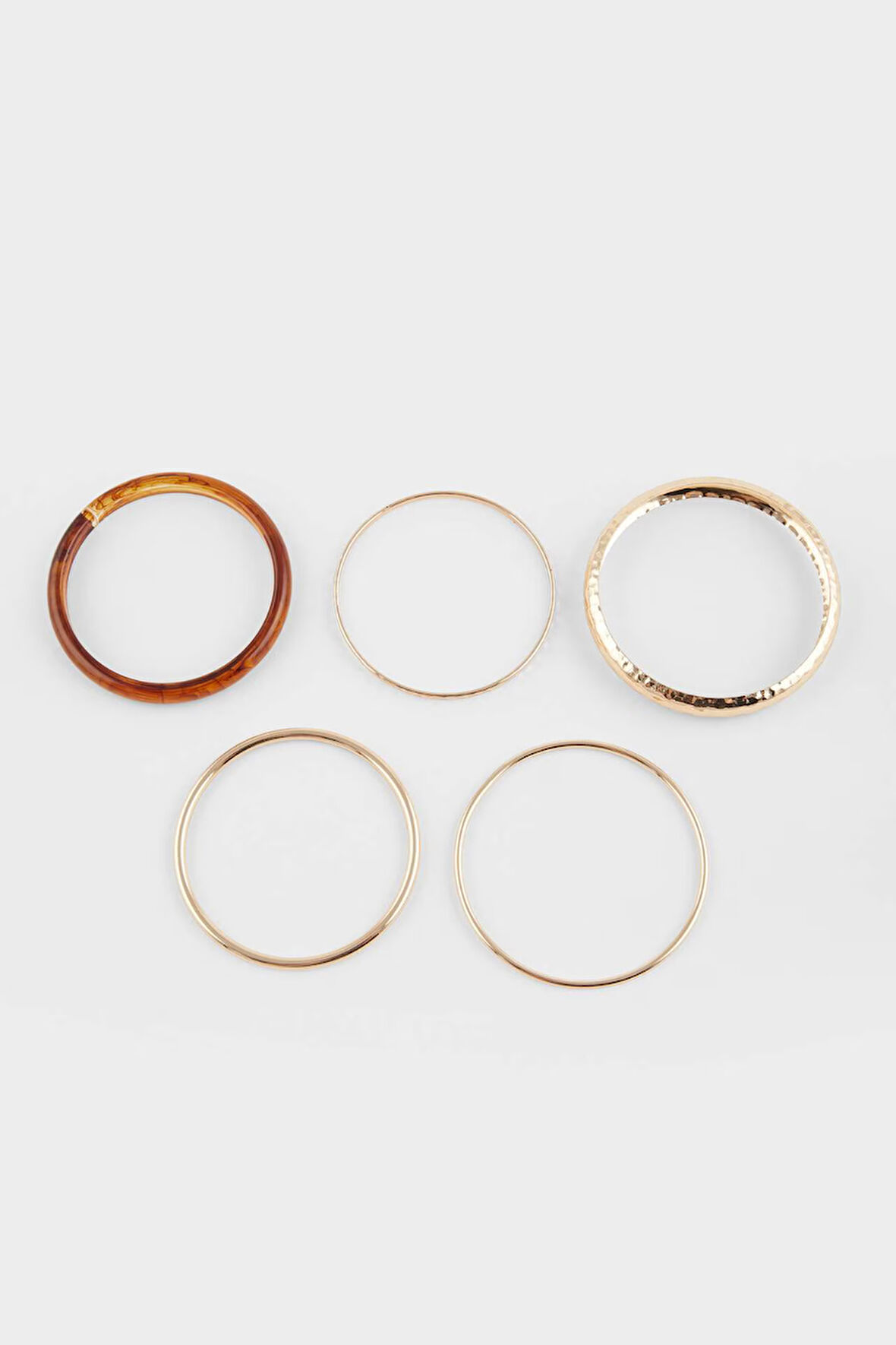 Kadın 5'li Gold Bilezik