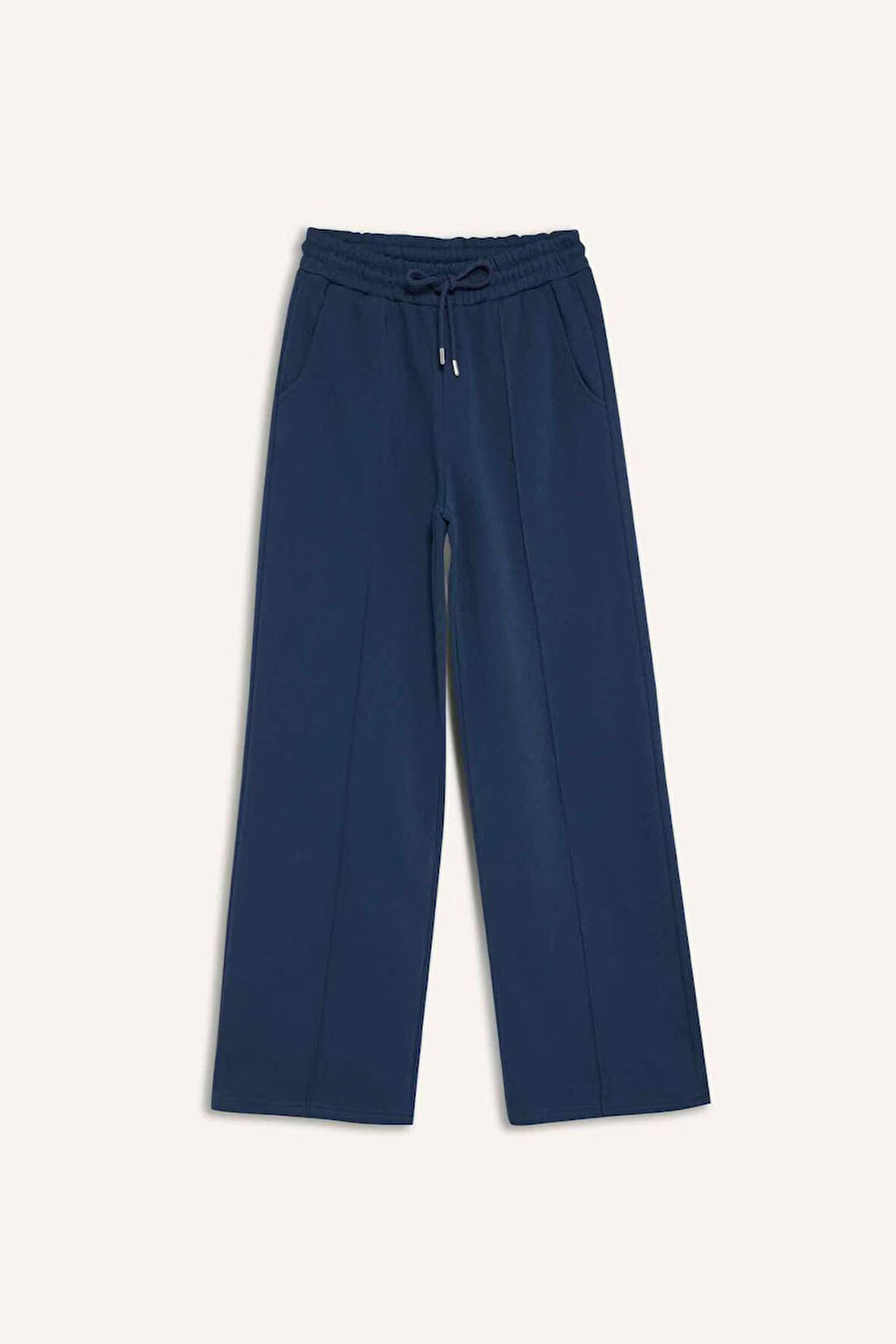 Straight Fit Cepli Düz Paça Kalın Kumaş Pantolon