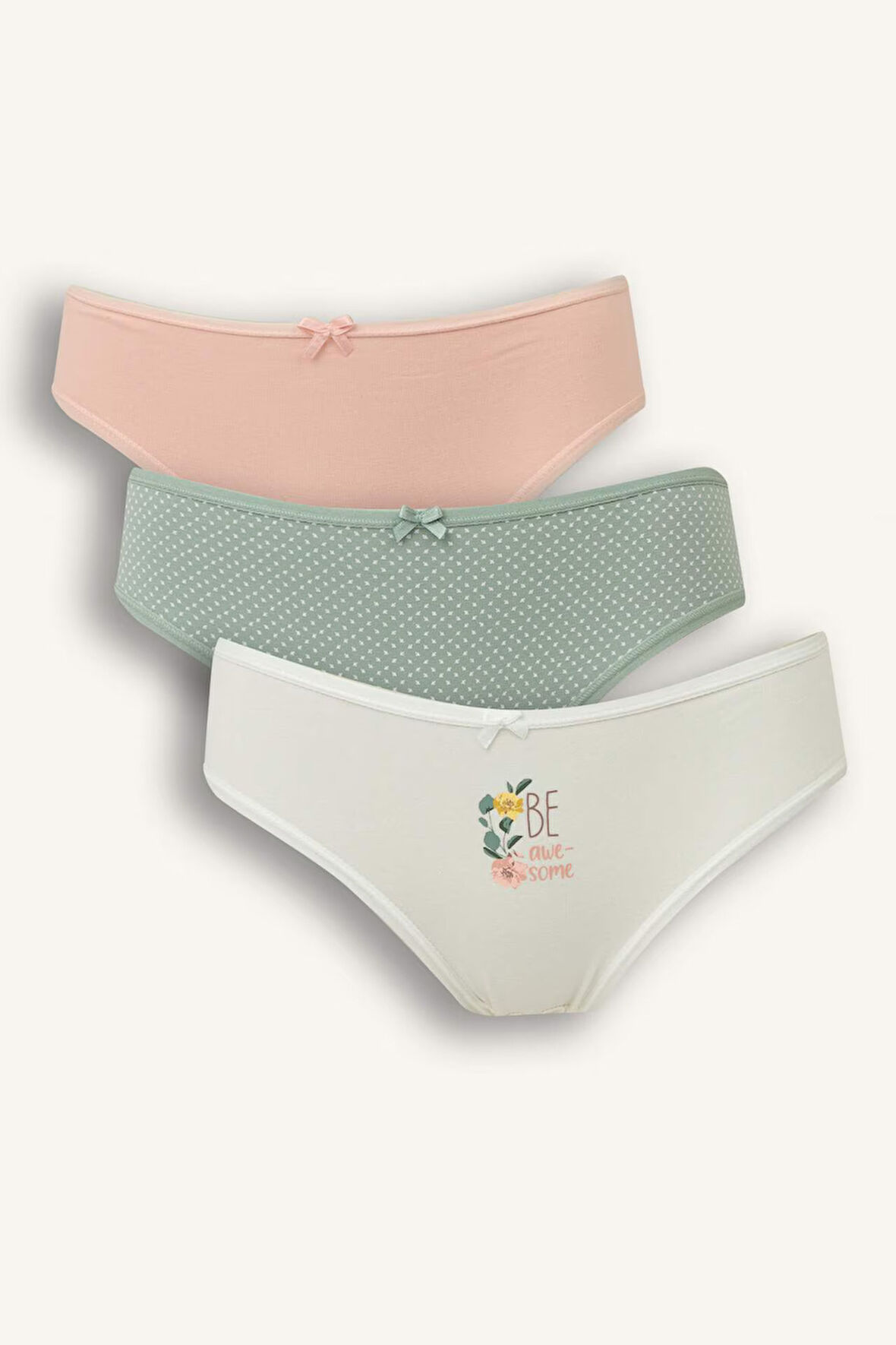 3'lü Brief Külot-Fall in Love