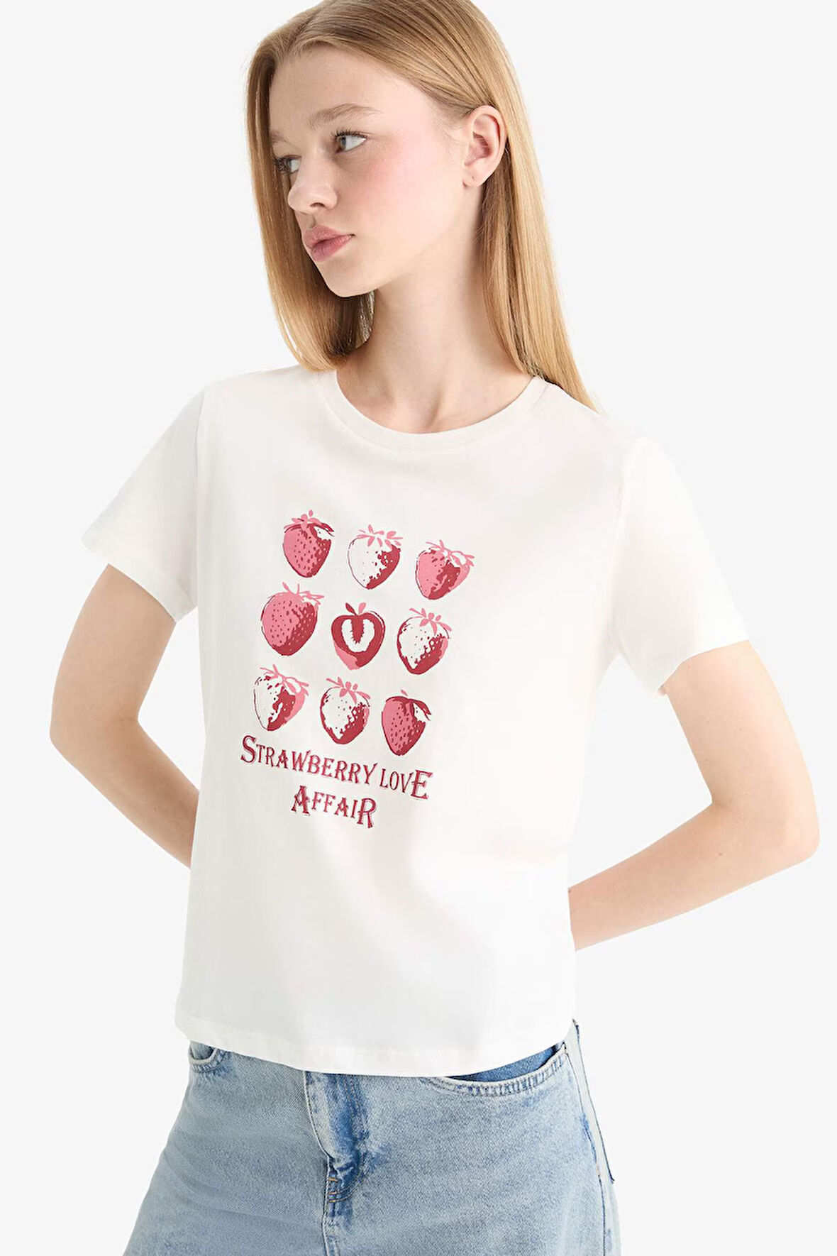 Coool Regular Fit Bisiklet Yaka Baskılı Kısa Kollu Tişört