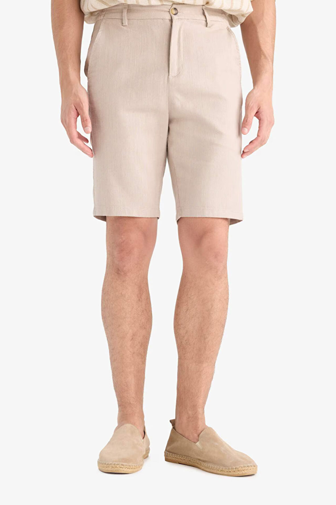 DeFacto %100 Pamuk Bermuda Şort D4268AX25SMBG106