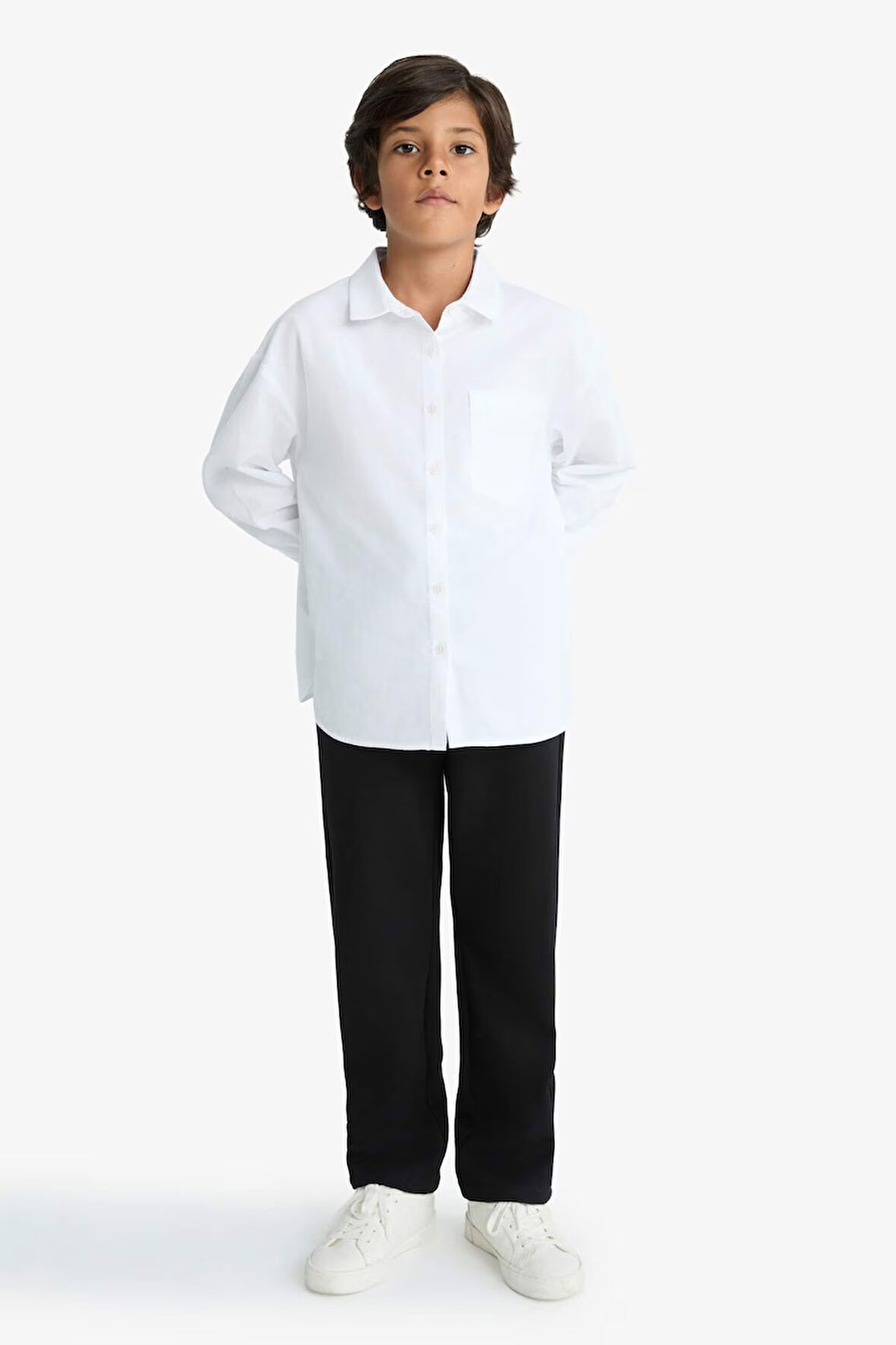 Erkek Çocuk Beli Lastikli Standart Paça Pantolon