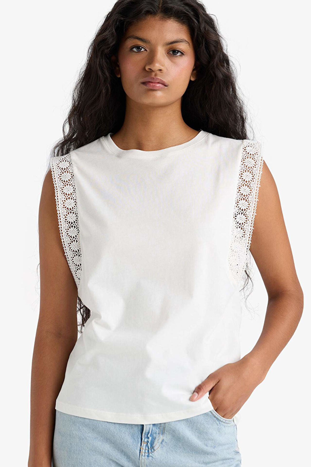 Regular Fit Bisiklet Yaka Penye Atlet