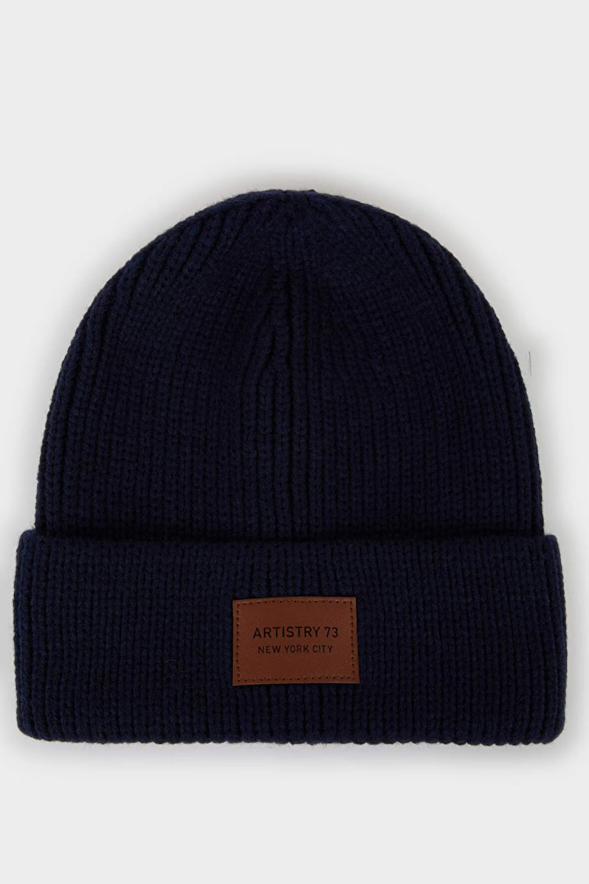 Erkek Etiket Baskılı Bere