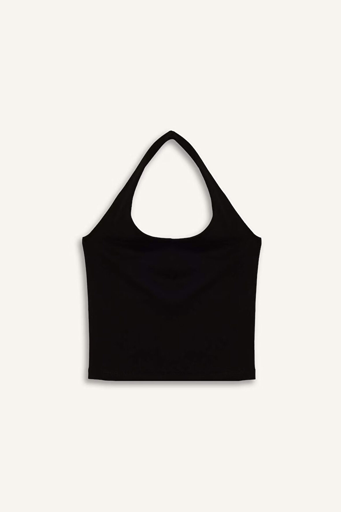 Slim Fit Dar Kesim Halter Yaka Atlet