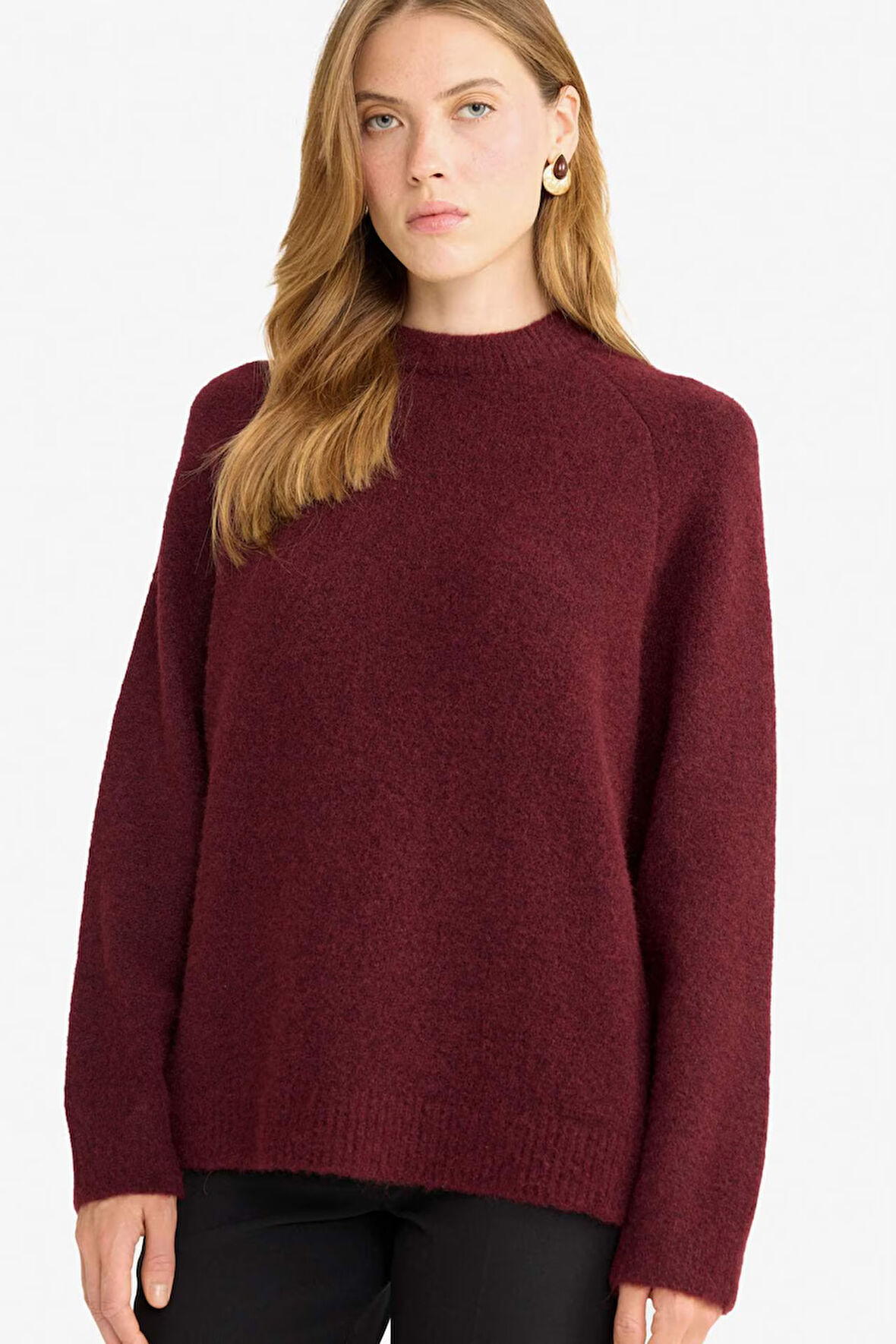 Regular Fit Bisiklet Yaka Triko Kazak