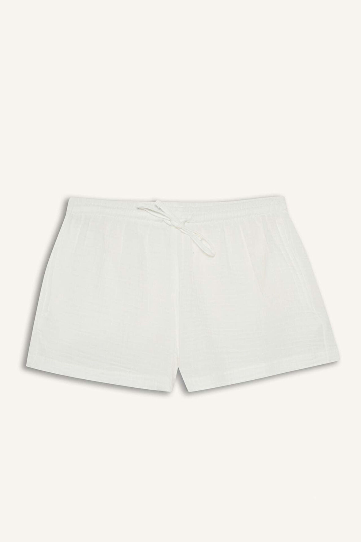 DeFacto A Kesim Normal Bel Kısa Paça Müslin Şort F2868AX25SMWT32