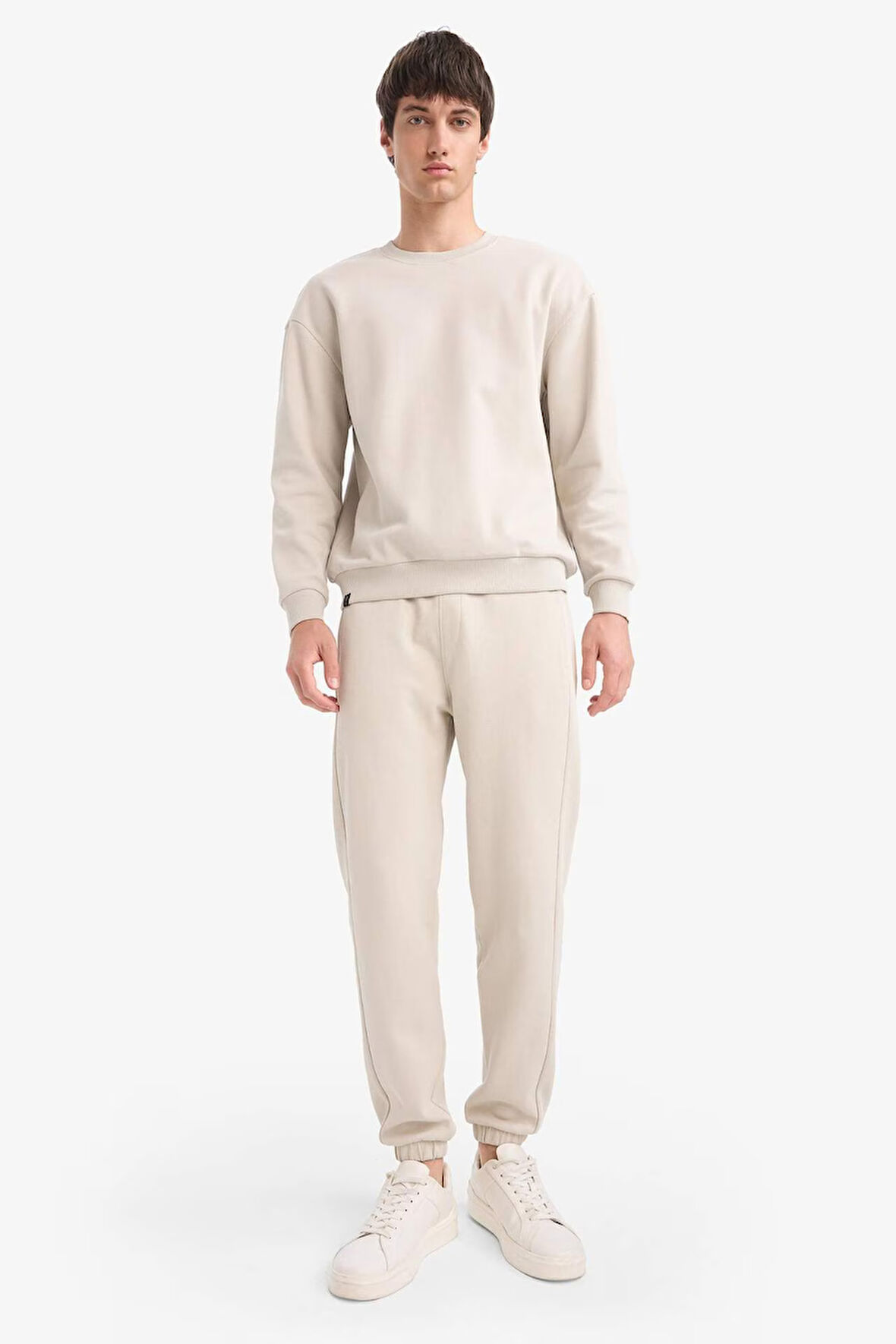 Slim Fit Dar Kesim Fermuar Cepli Pike Eşofman Altı