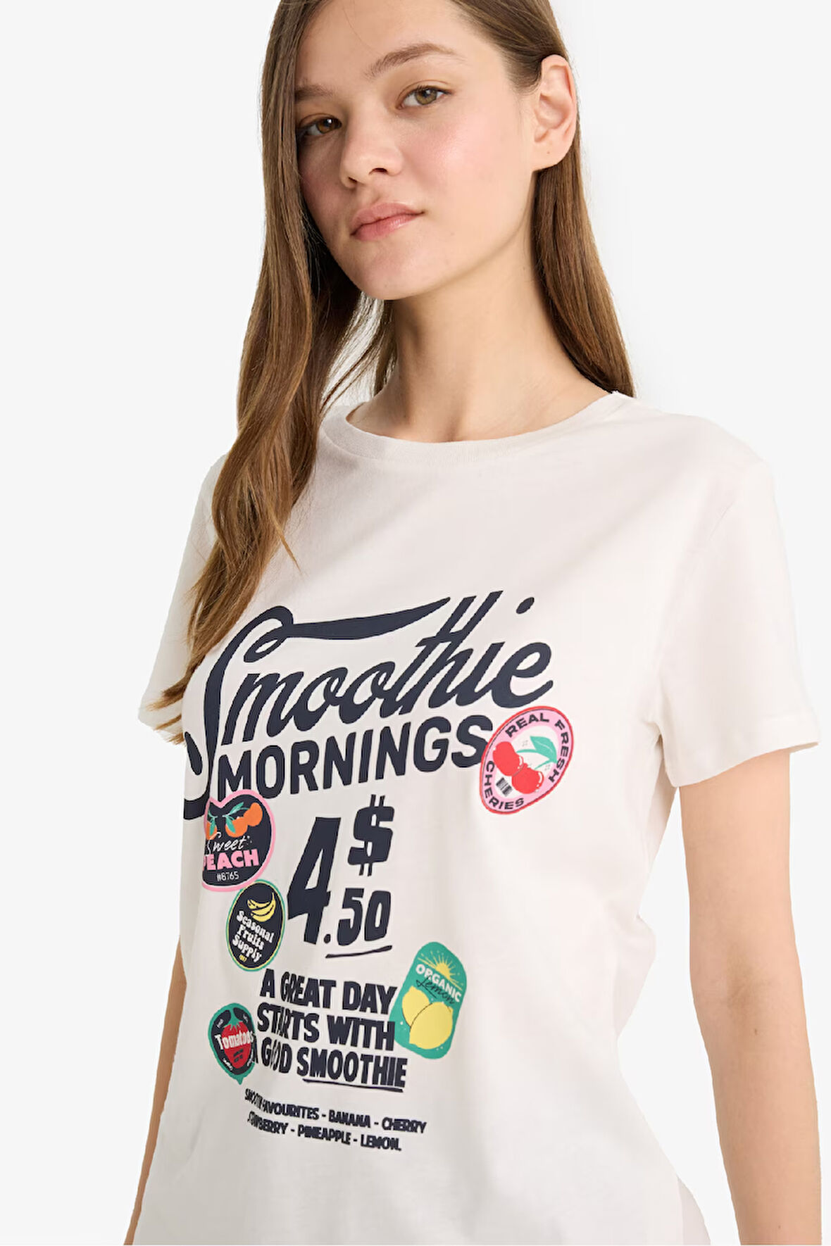 Coool Regular Fit Bisiklet Yaka Baskılı Kısa Kollu Tişört