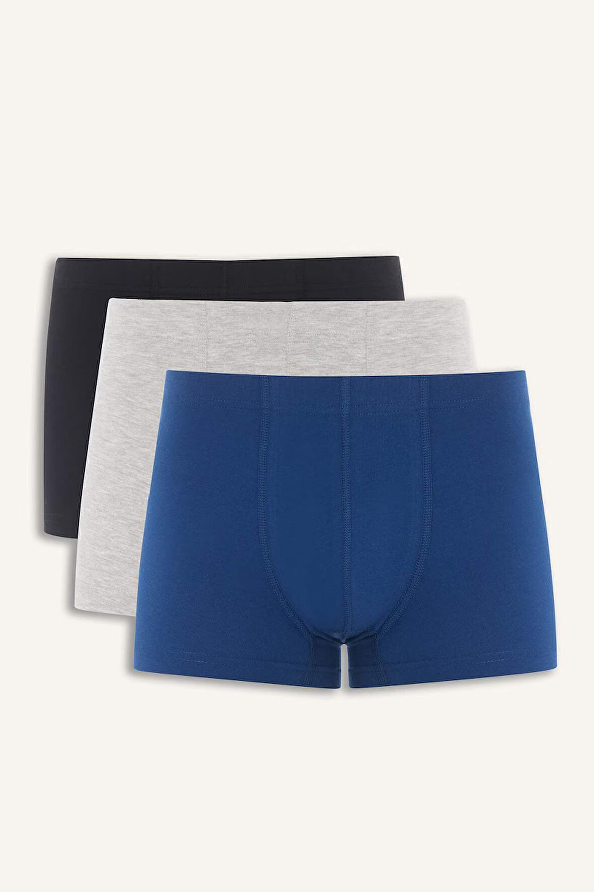 Regular Fit 3'lü Boxer