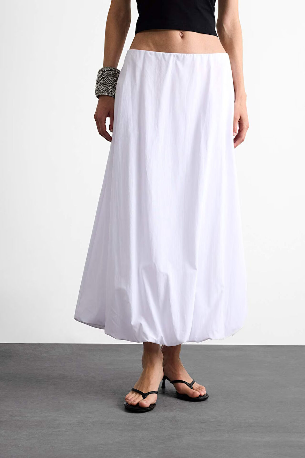 DeFacto Esnek Belli Balon Maxi Etek F7906AX25SMWT34