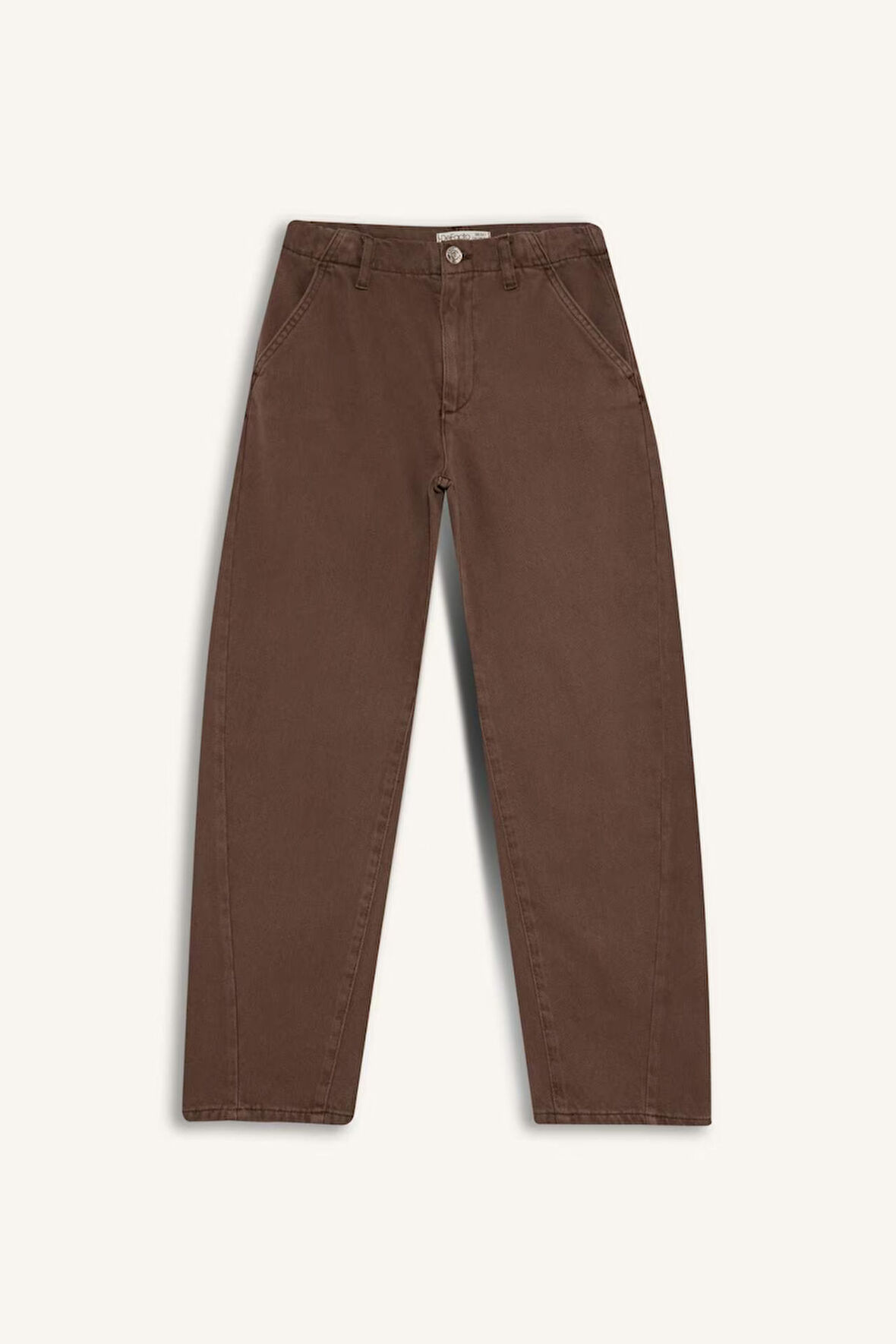 Kız Çocuk Balloon Fit Oval Paça Gabardin Pantolon