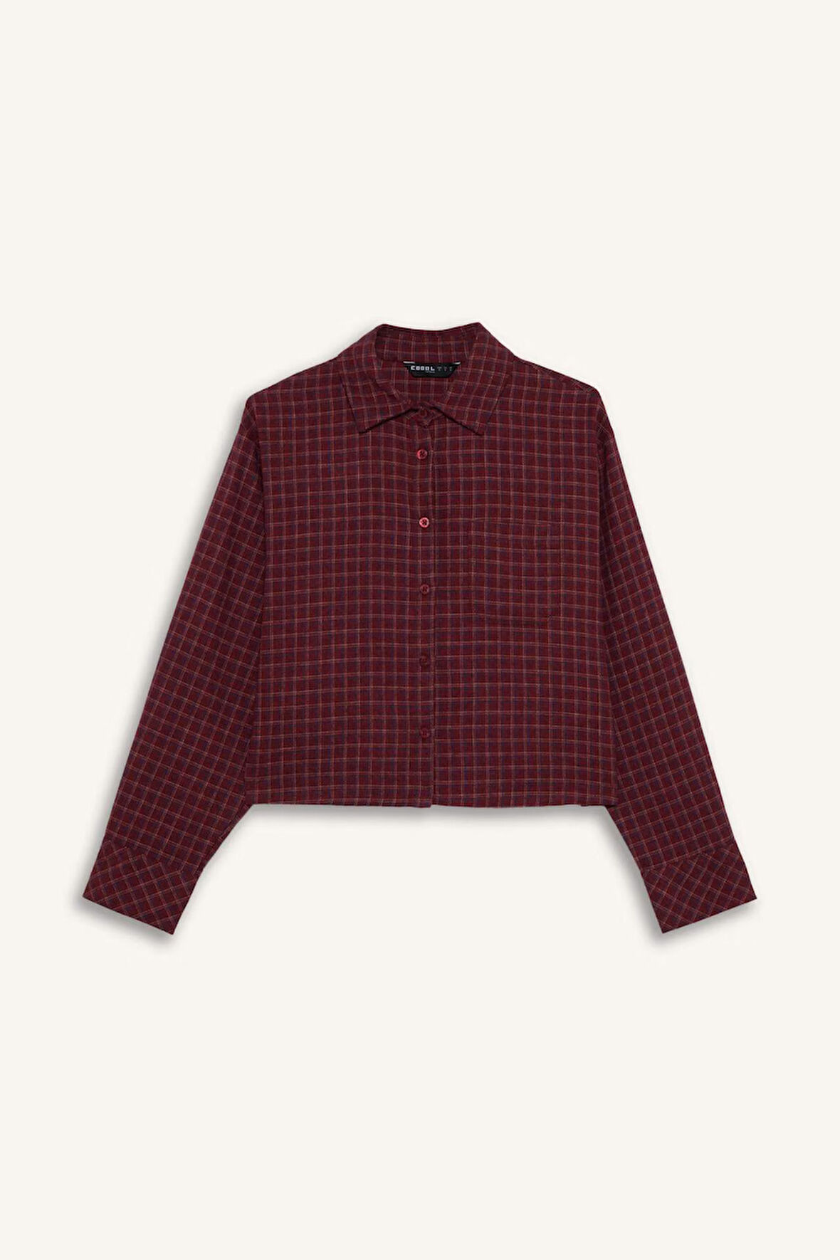 Overshirt Fit Dokulu Uzun Kollu Gömlek