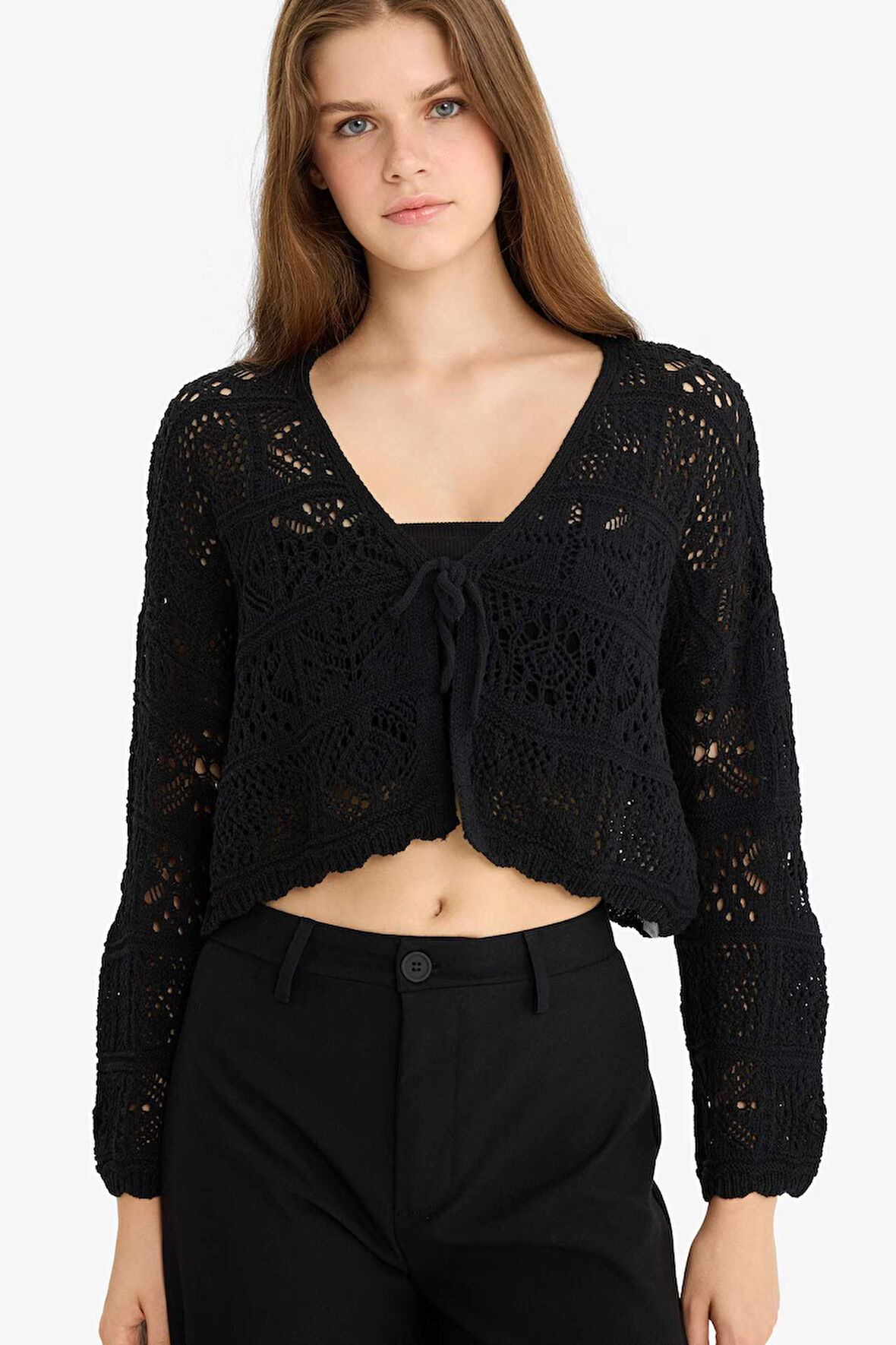 Regular Fit V Yaka Hırka