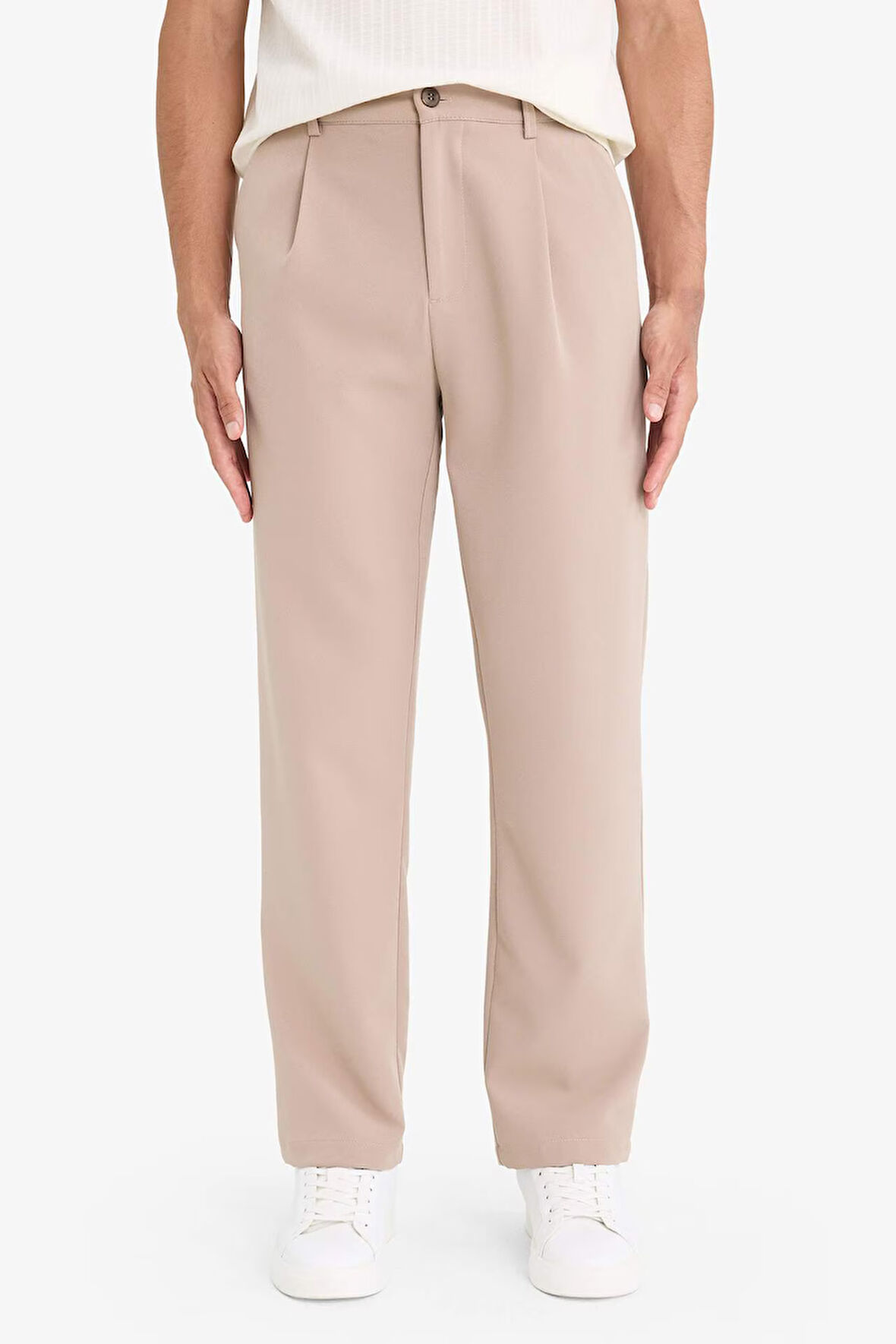 Straight Fit Düz Paça Pantolon