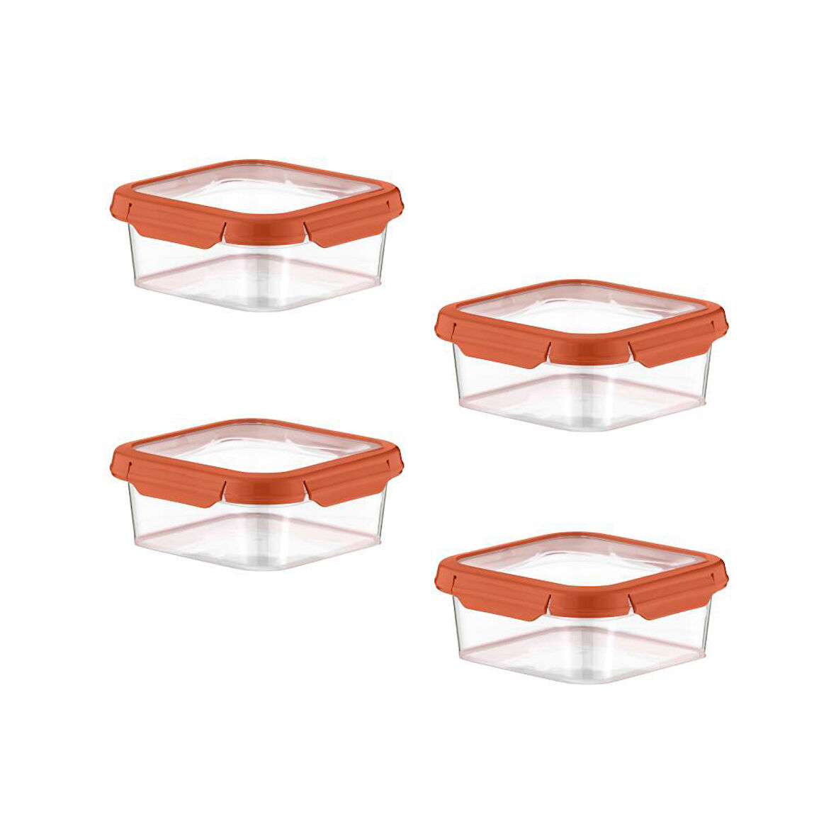 Smatware 4'Lü Set Loxo Sızdırmaz Saklama Kabı 700 ML