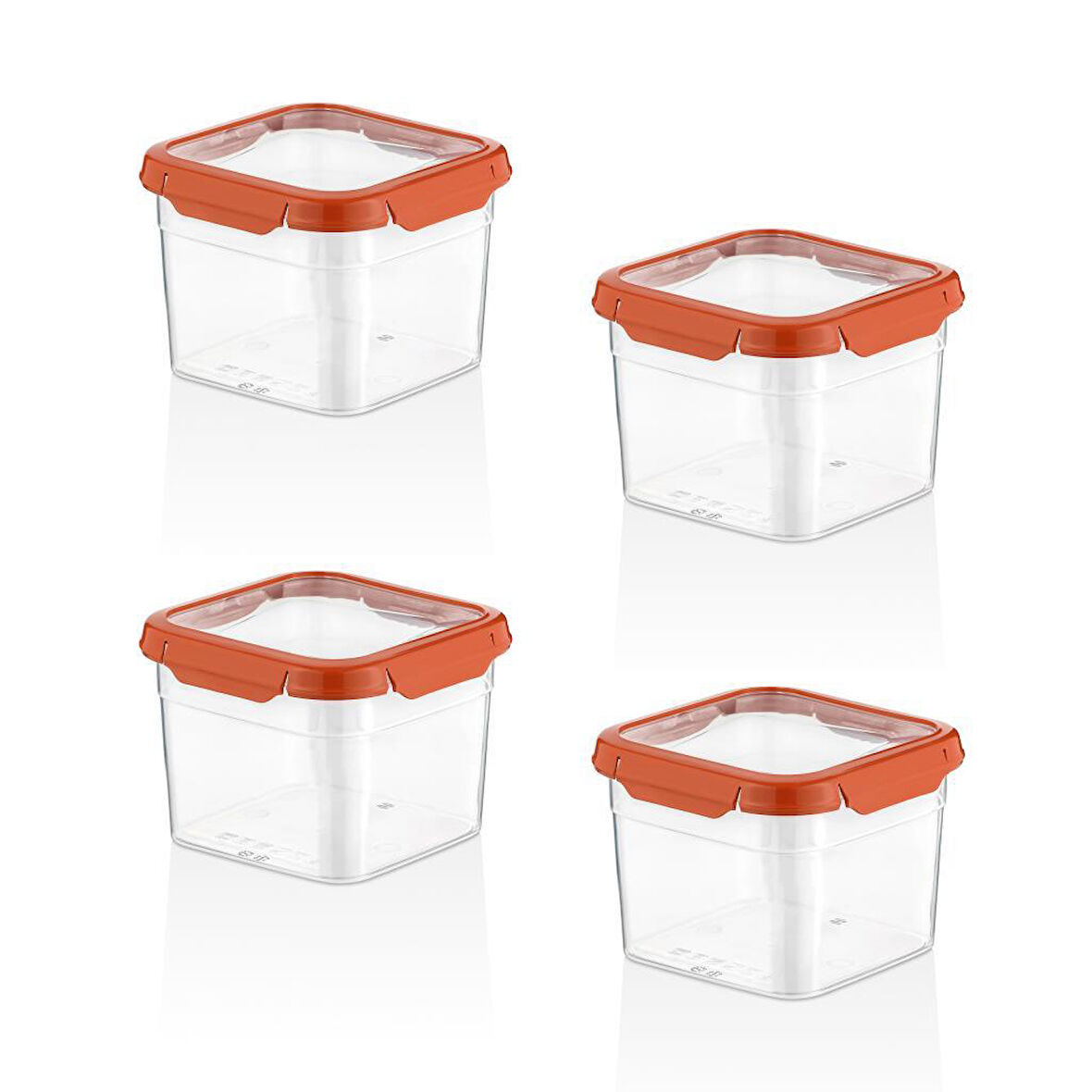 Smatware 4'Lü Set Loxo Sızdırmaz Saklama Kabı 1000 ML