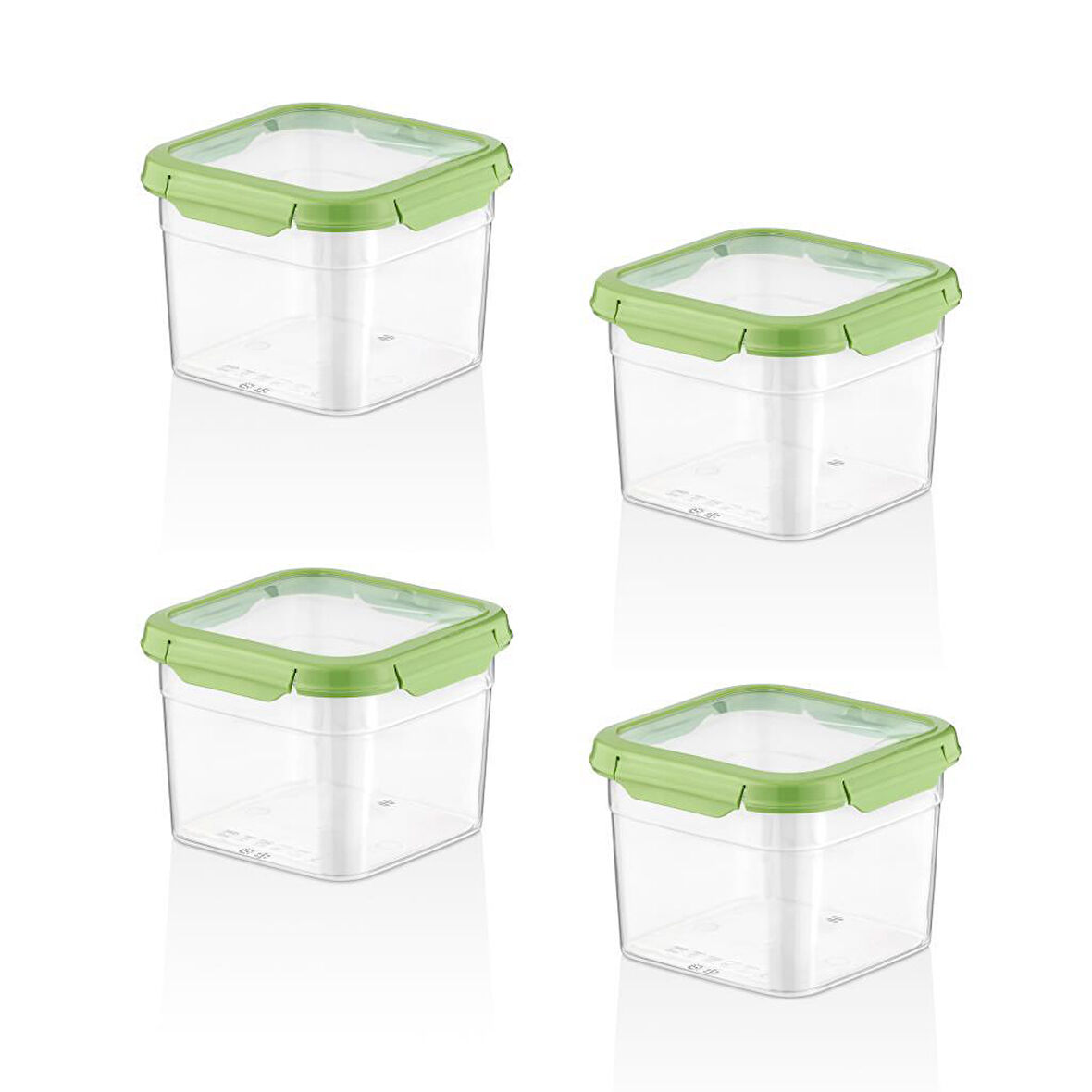 Smatware 4'Lü Set Loxo Sızdırmaz Saklama Kabı 1000 ML