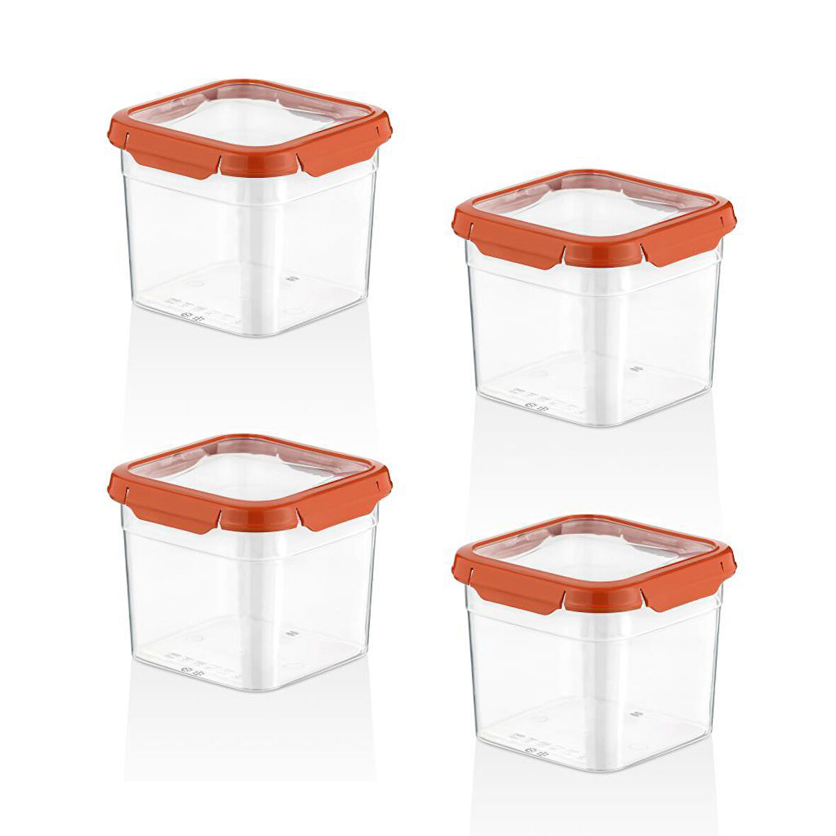 Smatware 4'Lü Set Loxo Sızdırmaz Saklama Kabı 1500 ML