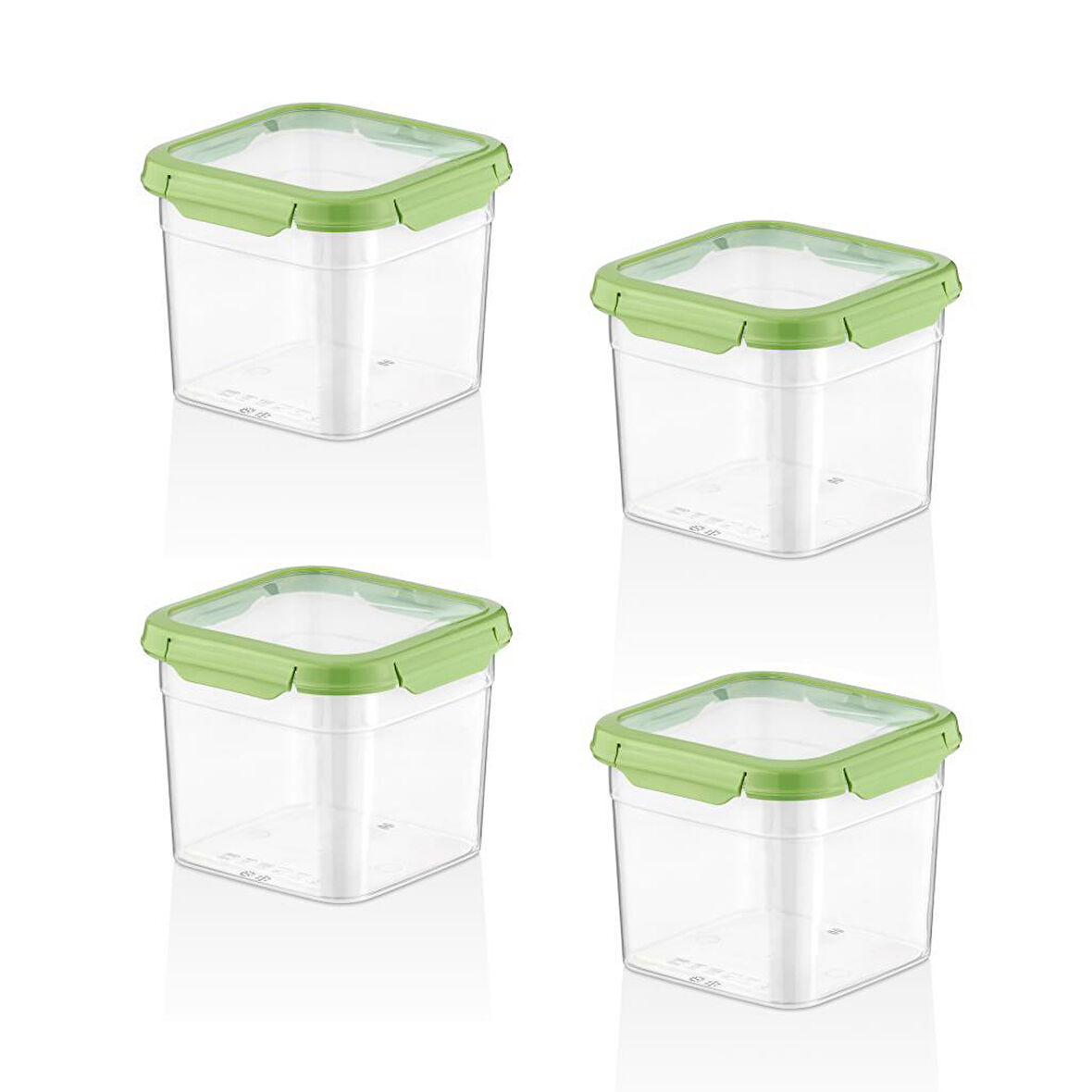 Smatware 4'Lü Set Loxo Sızdırmaz Saklama Kabı 1500 ML